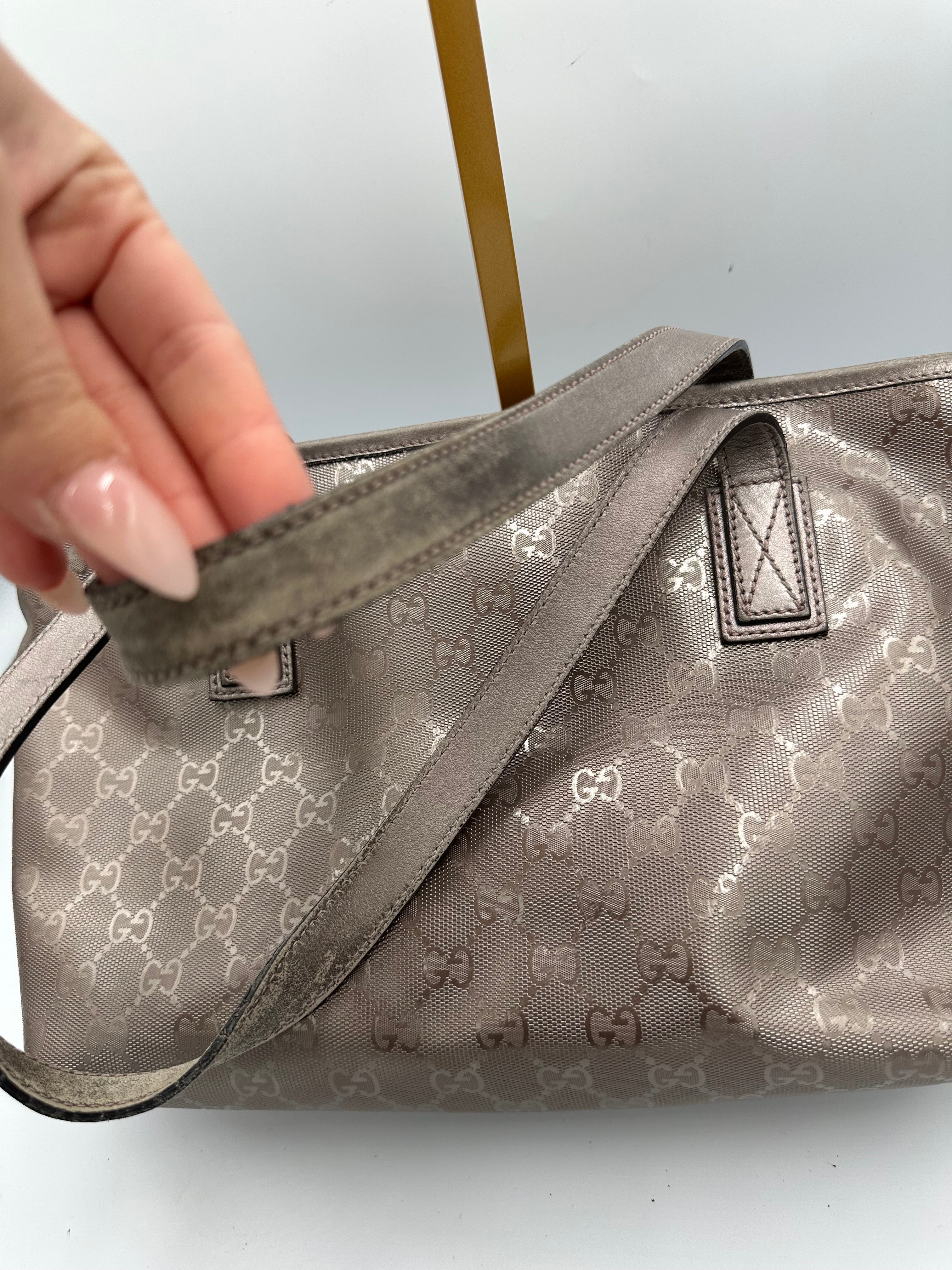 Gucci Imprime silver shoulder bag