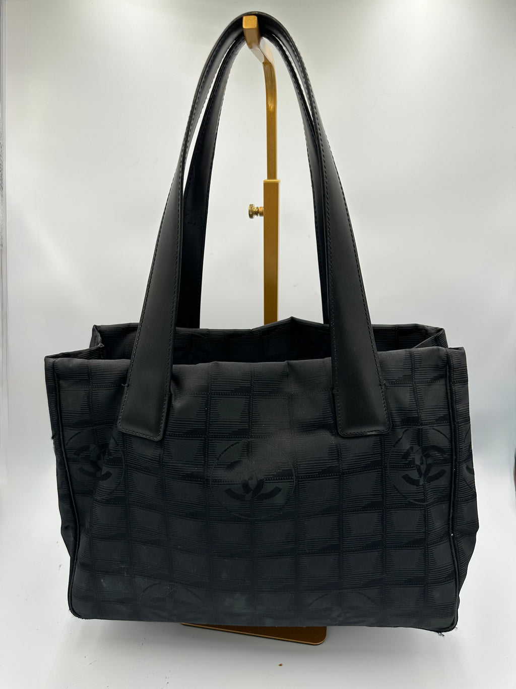 Chanel 2004 black Travel Line tote bag