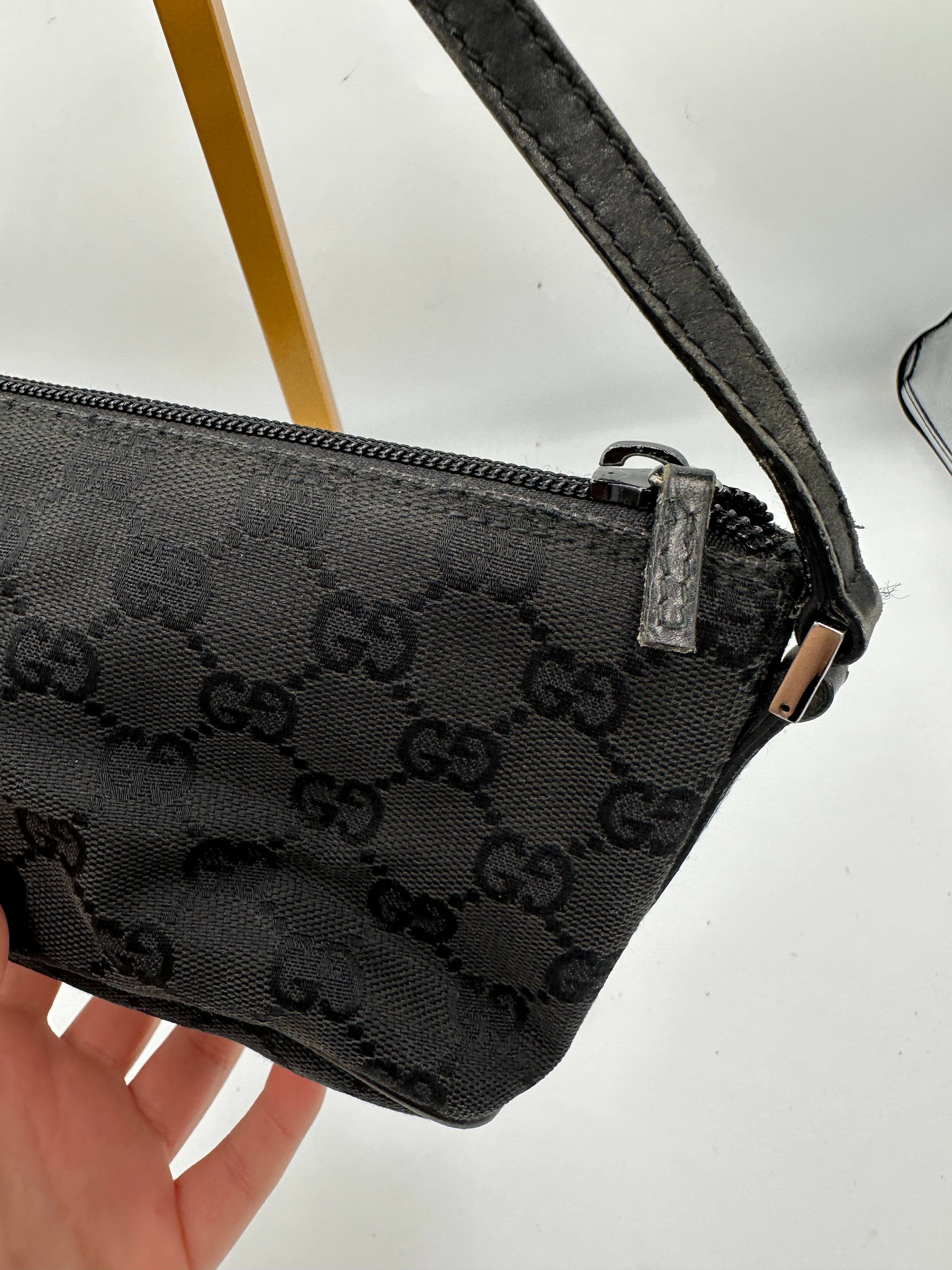 Gucci GG canvas boat pochette handbag