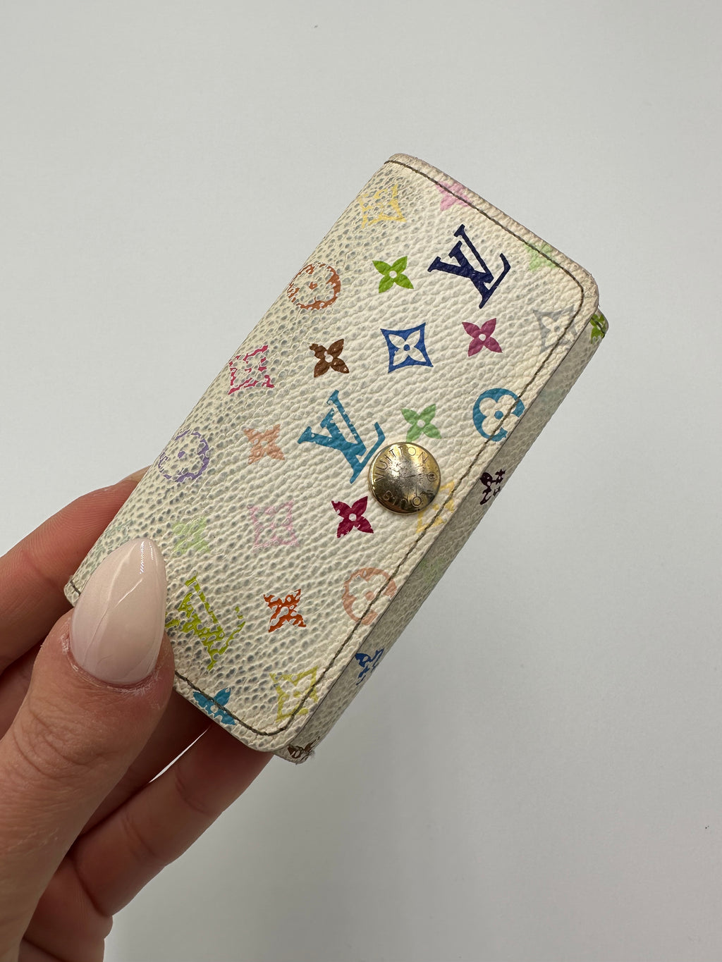 Louis Vuitton Takashi Murakami colourful monogram key holder