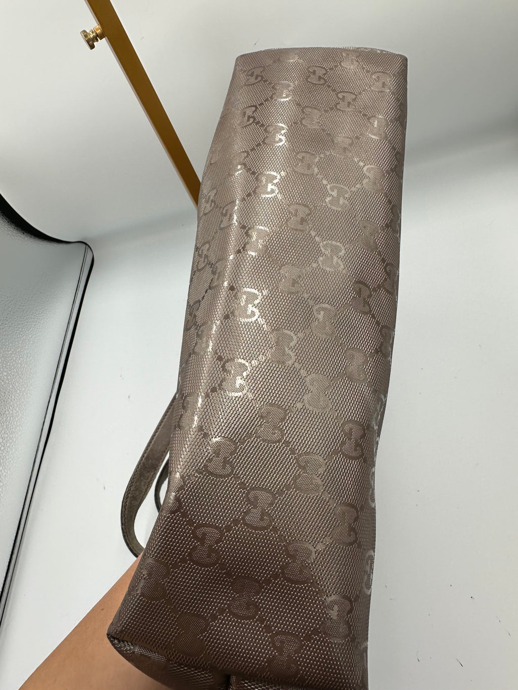 Gucci Imprime silver shoulder bag