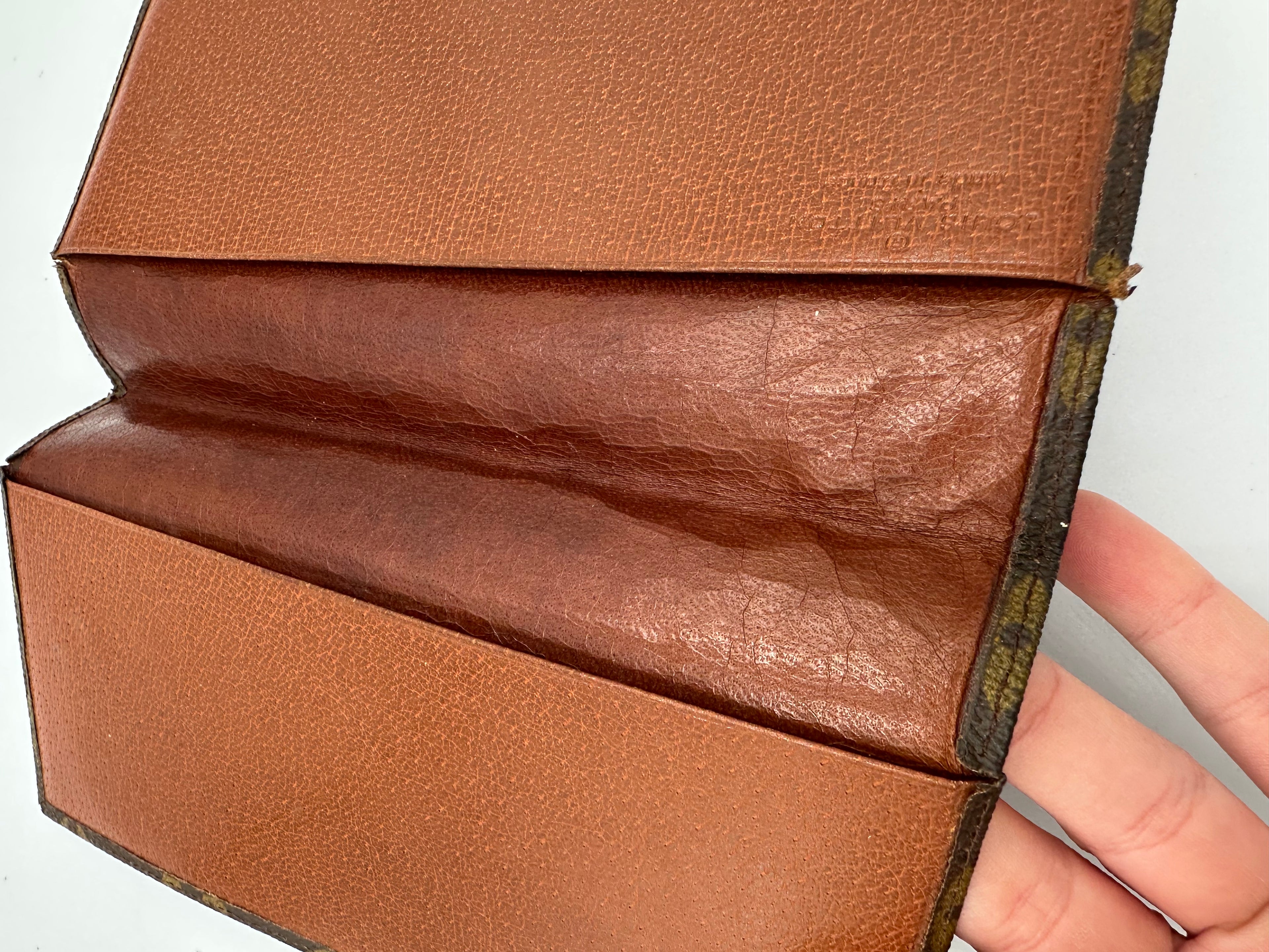 Louis Vuitton leather Agenda Posh notebook cover monogram print
