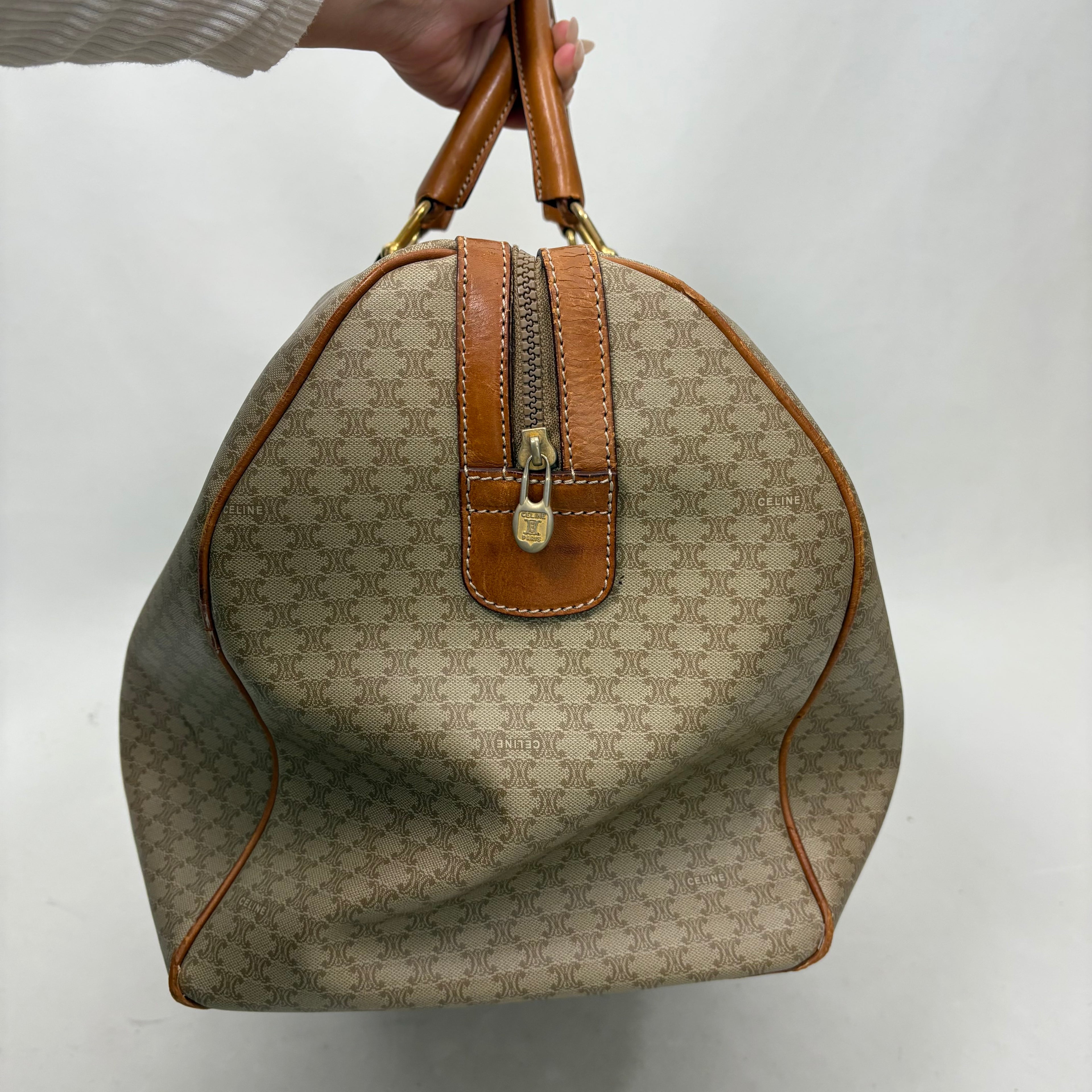 Celine Macadam Boston travel duffel bag