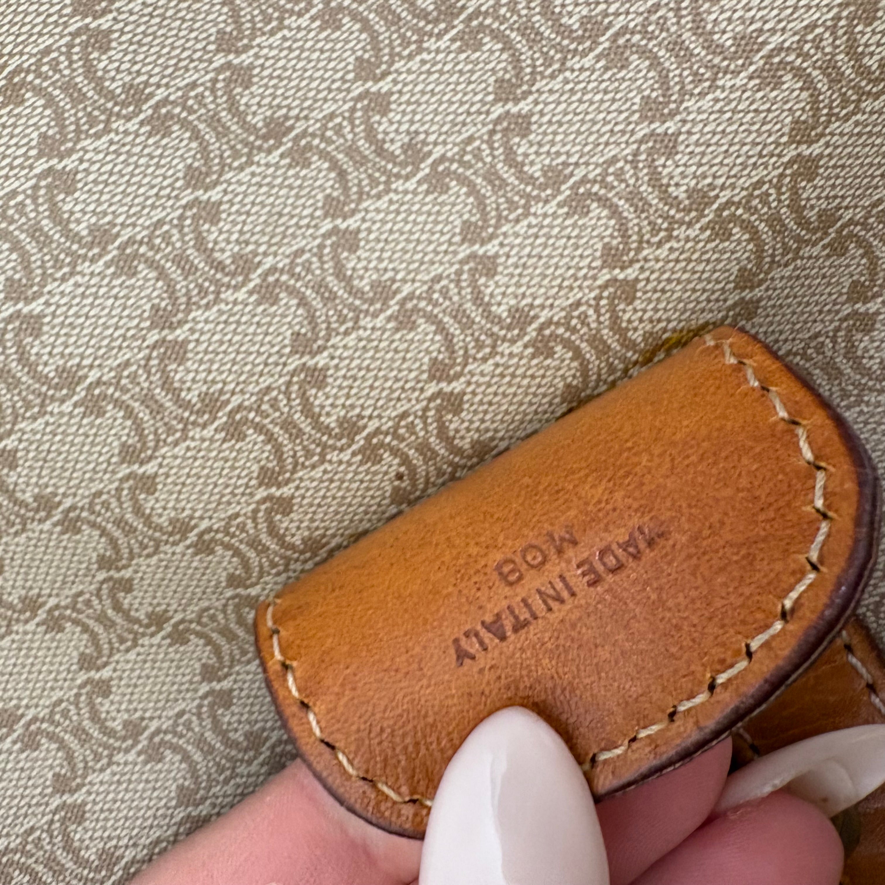 Celine Macadam Boston travel duffel bag