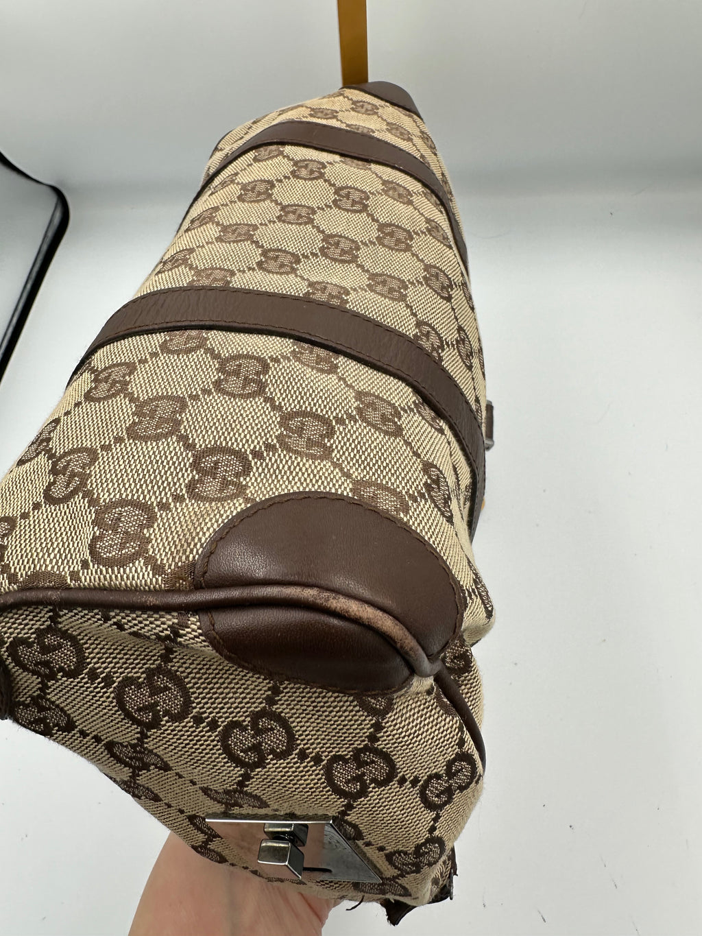 Vintage Gucci Boston shoulder bag monogram