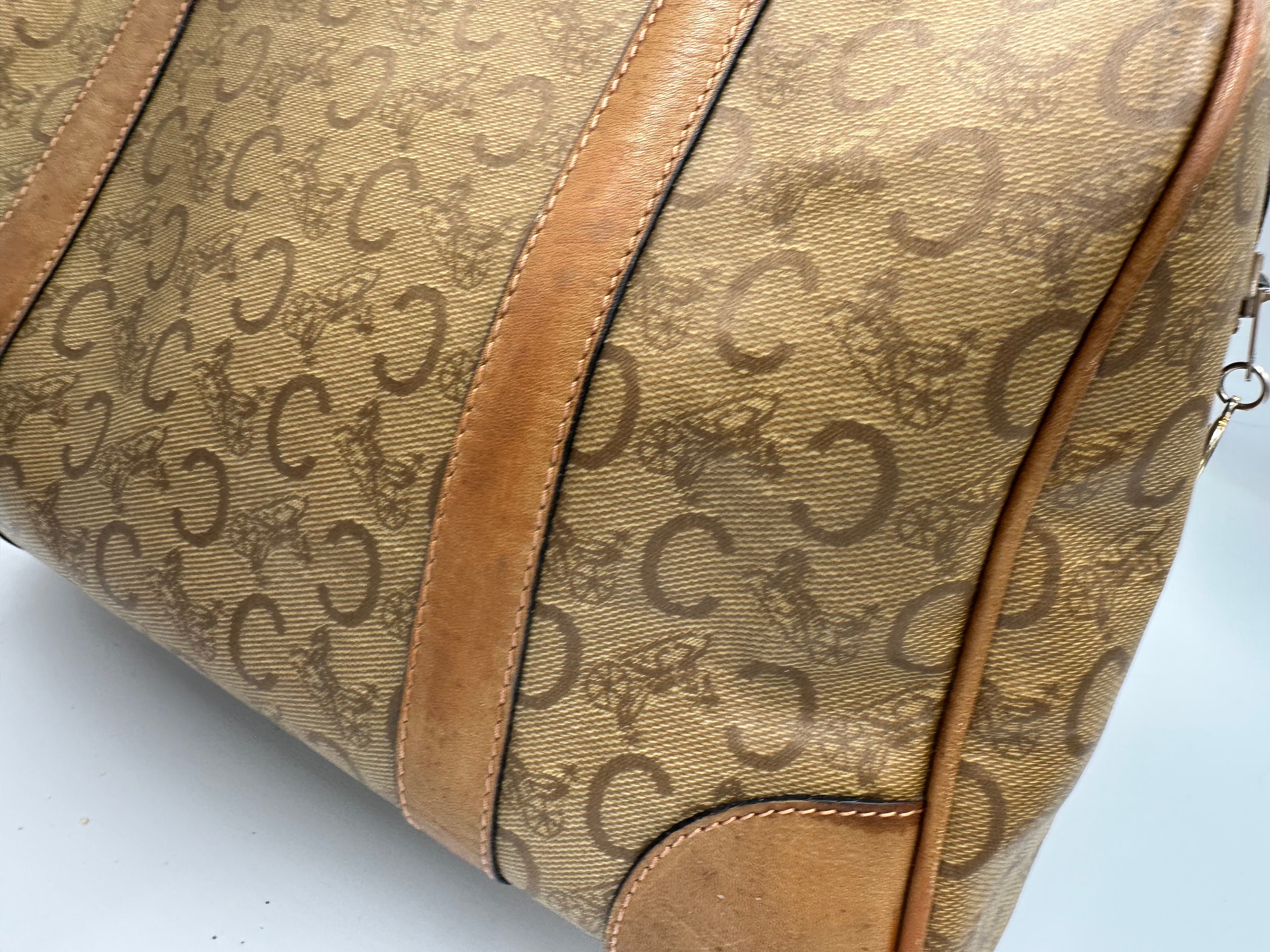 Vintage Celine Macadam Boston bag