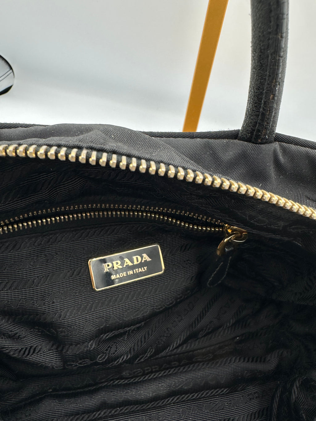 Prada Tessuto Bow top handle bag