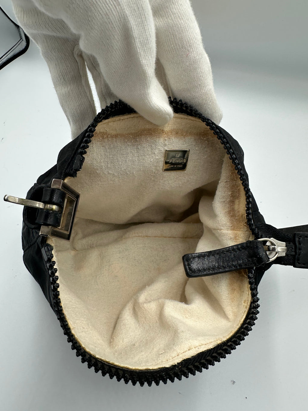 Fendi Zucca FF mini hobo handbag