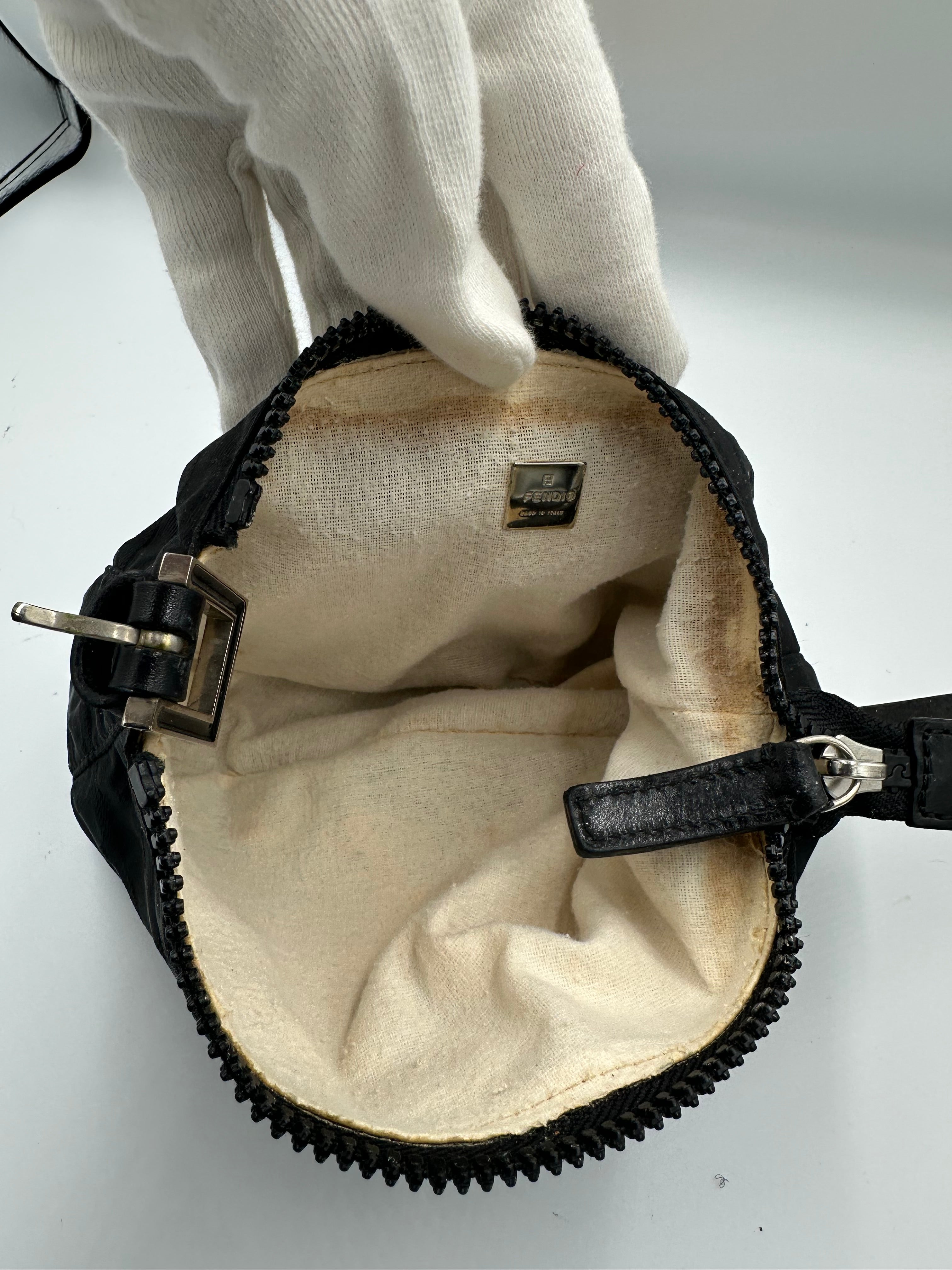 Fendi Zucca FF mini hobo handbag