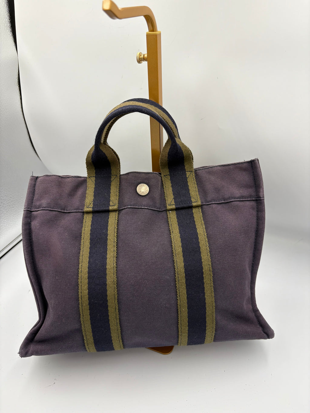Hermès Fourre Tout MM handbag in navy