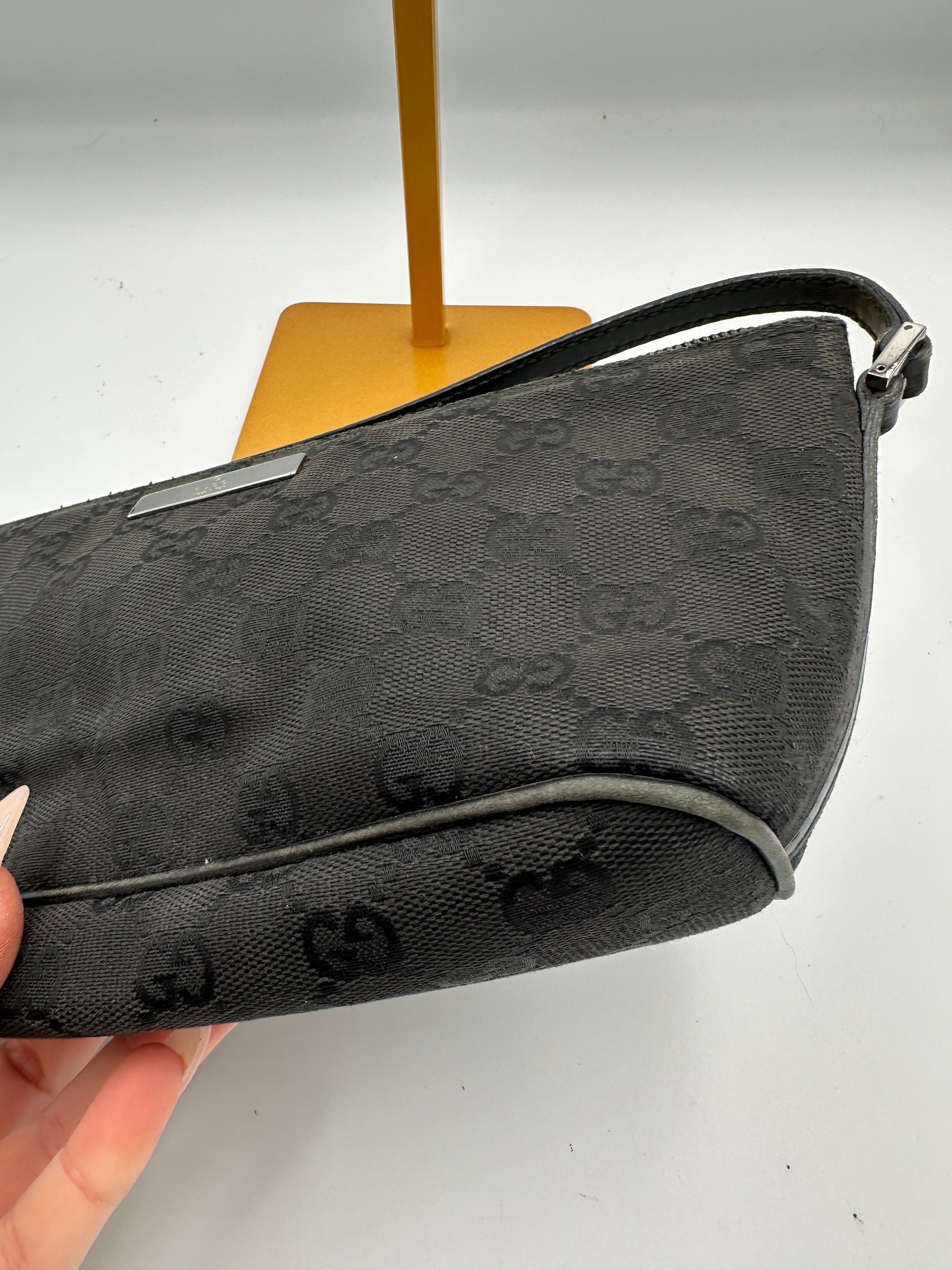 Gucci GG canvas boat pochette handbag