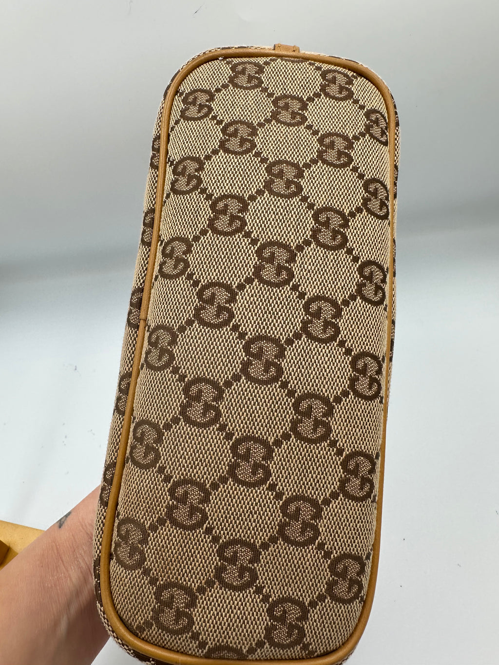 Gucci boat monogram pochette