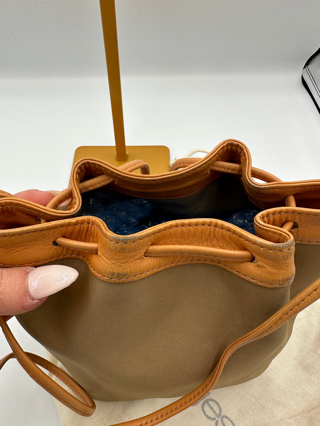 vintage Courrèges Paris mini bucket bag