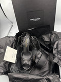 Saint Laurent Bianca 2008 collection leather platform heels with rhinestone star