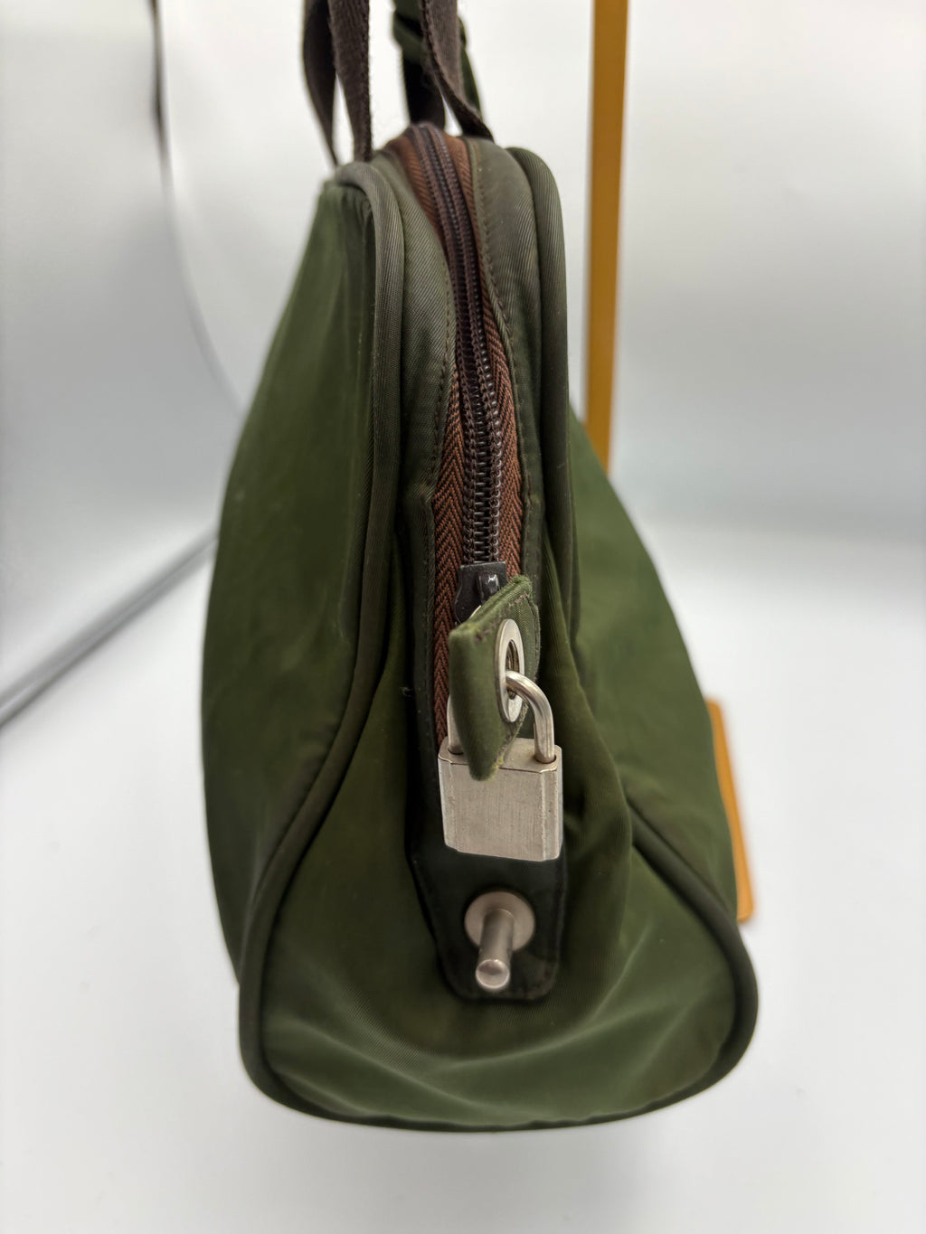 Prada Tessuto Nylon handbag in forest green