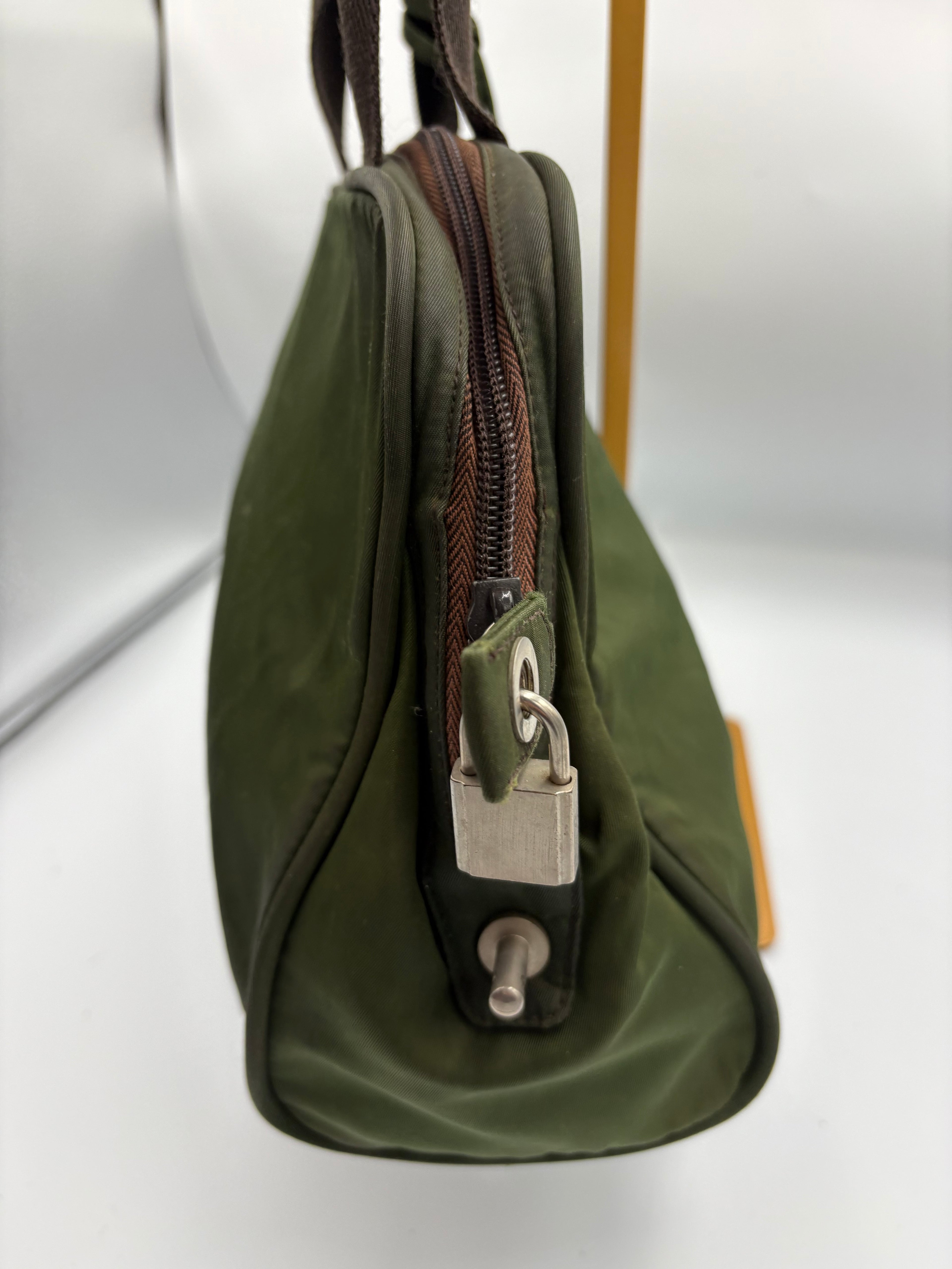 Prada Tessuto Nylon handbag in forest green