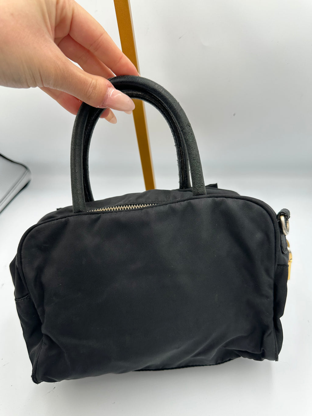 Prada Tessuto Bow top handle bag