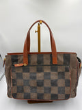 Vintage 1990 Fendi by Karl Lagerfeld Pequin stripe shoulder bag