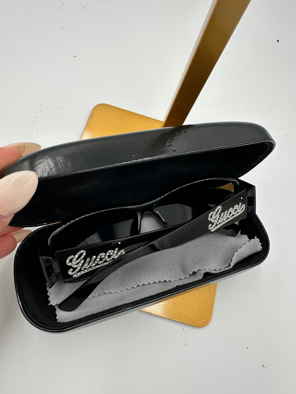 Gucci rhinestone crystal sunglasses