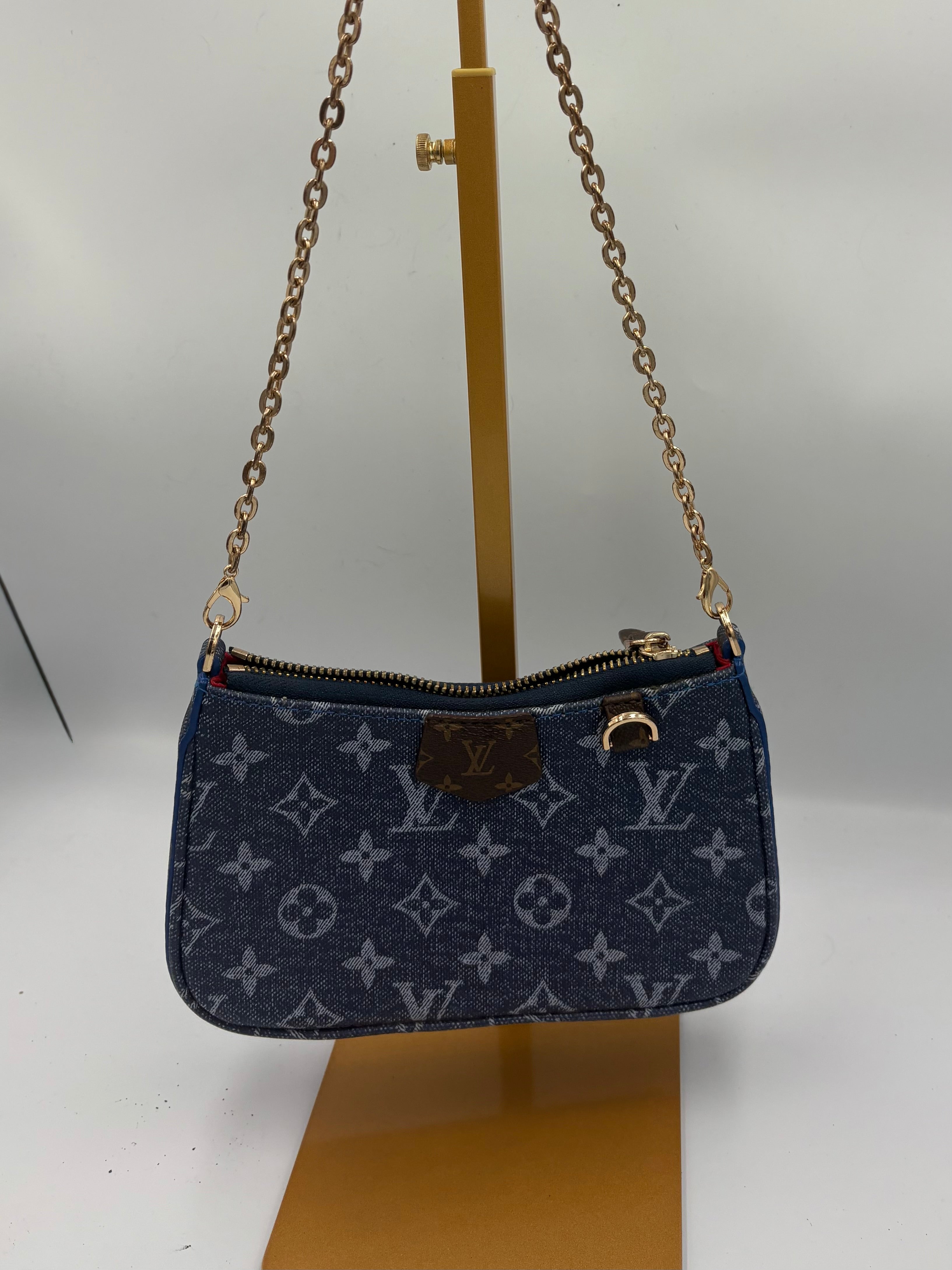 Louis Vuitton vintage denim pochette