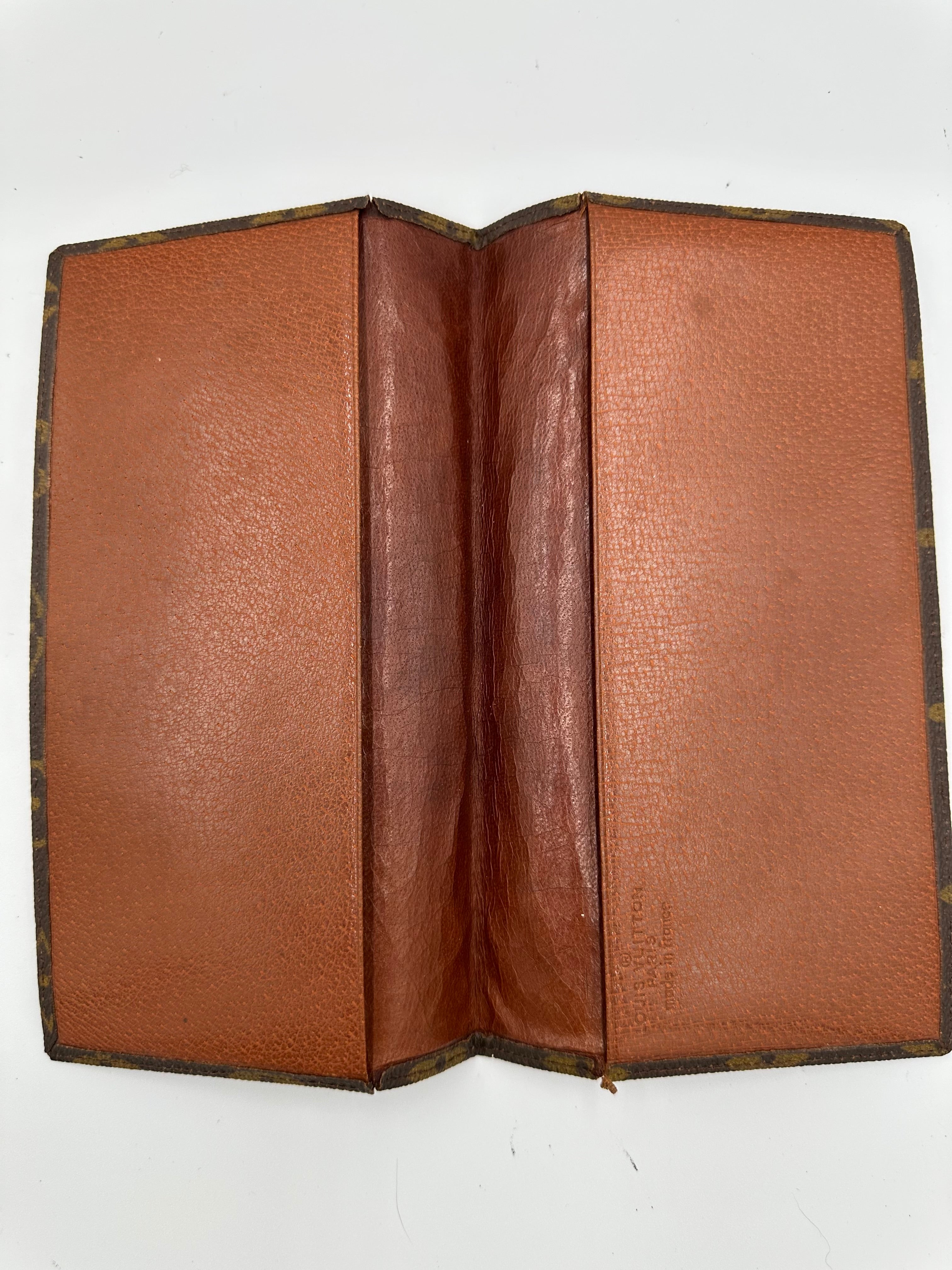 Louis Vuitton leather Agenda Posh notebook cover monogram print