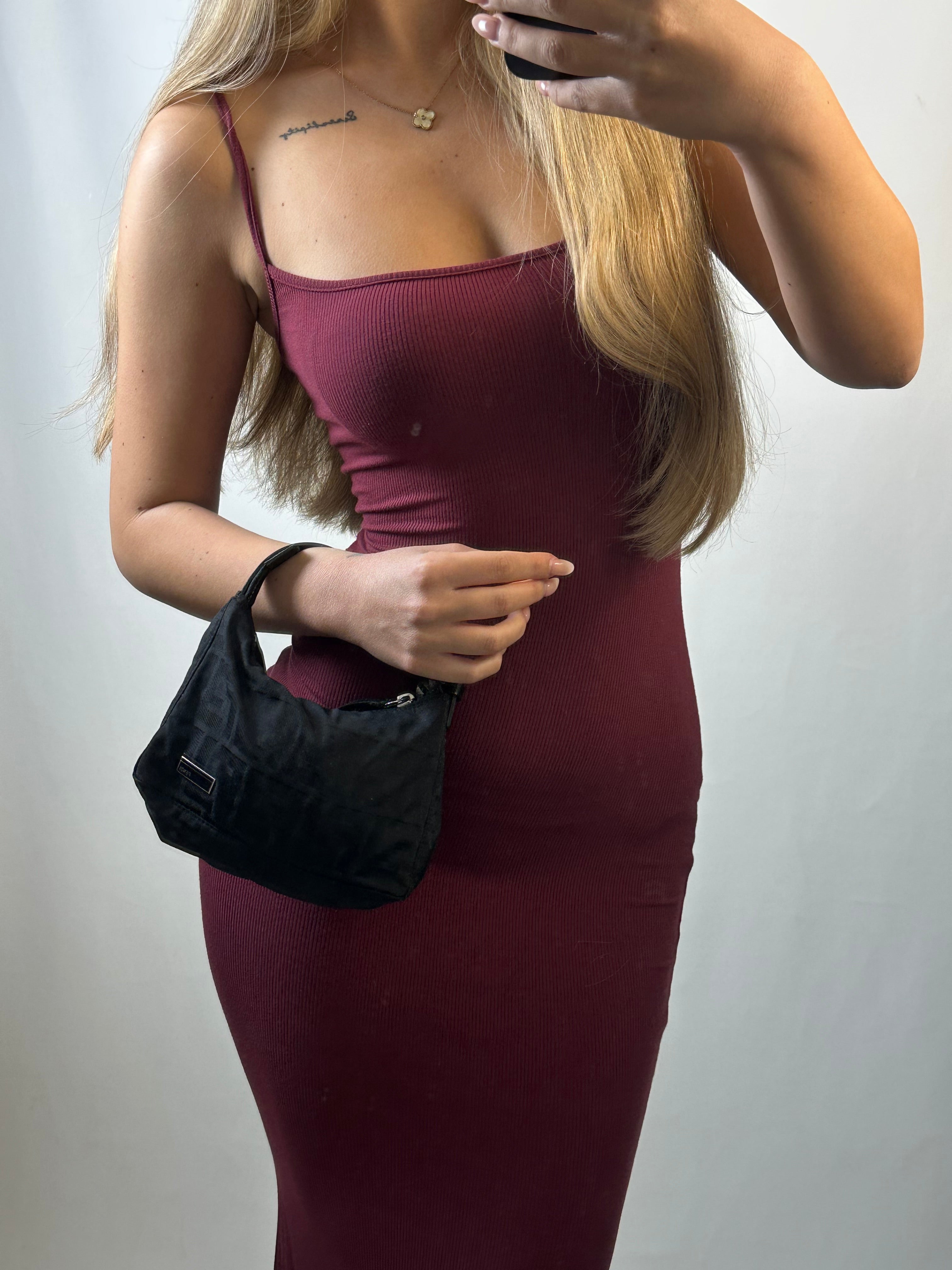 Fendi Zucca FF mini hobo handbag