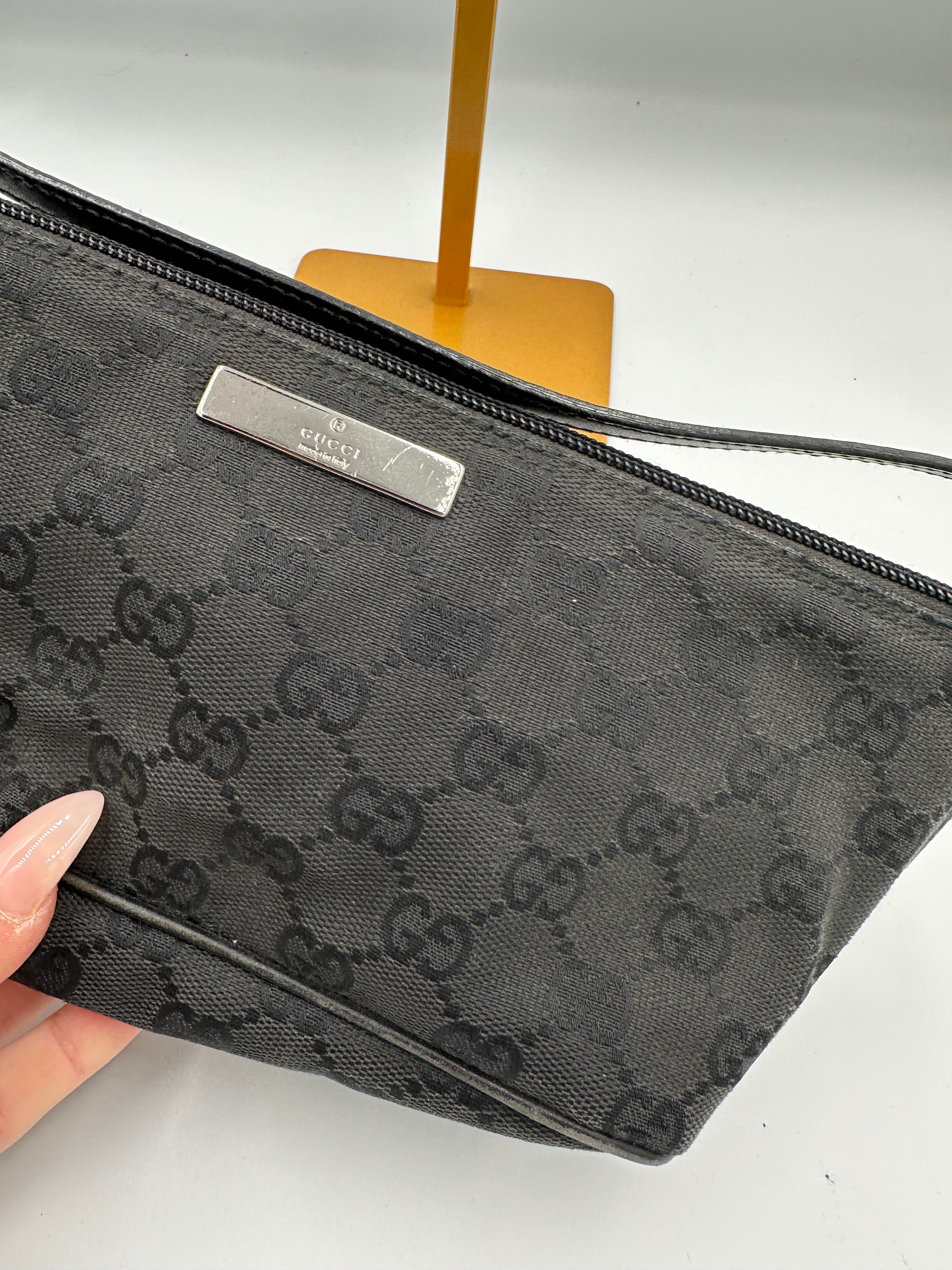 Gucci GG canvas boat pochette handbag