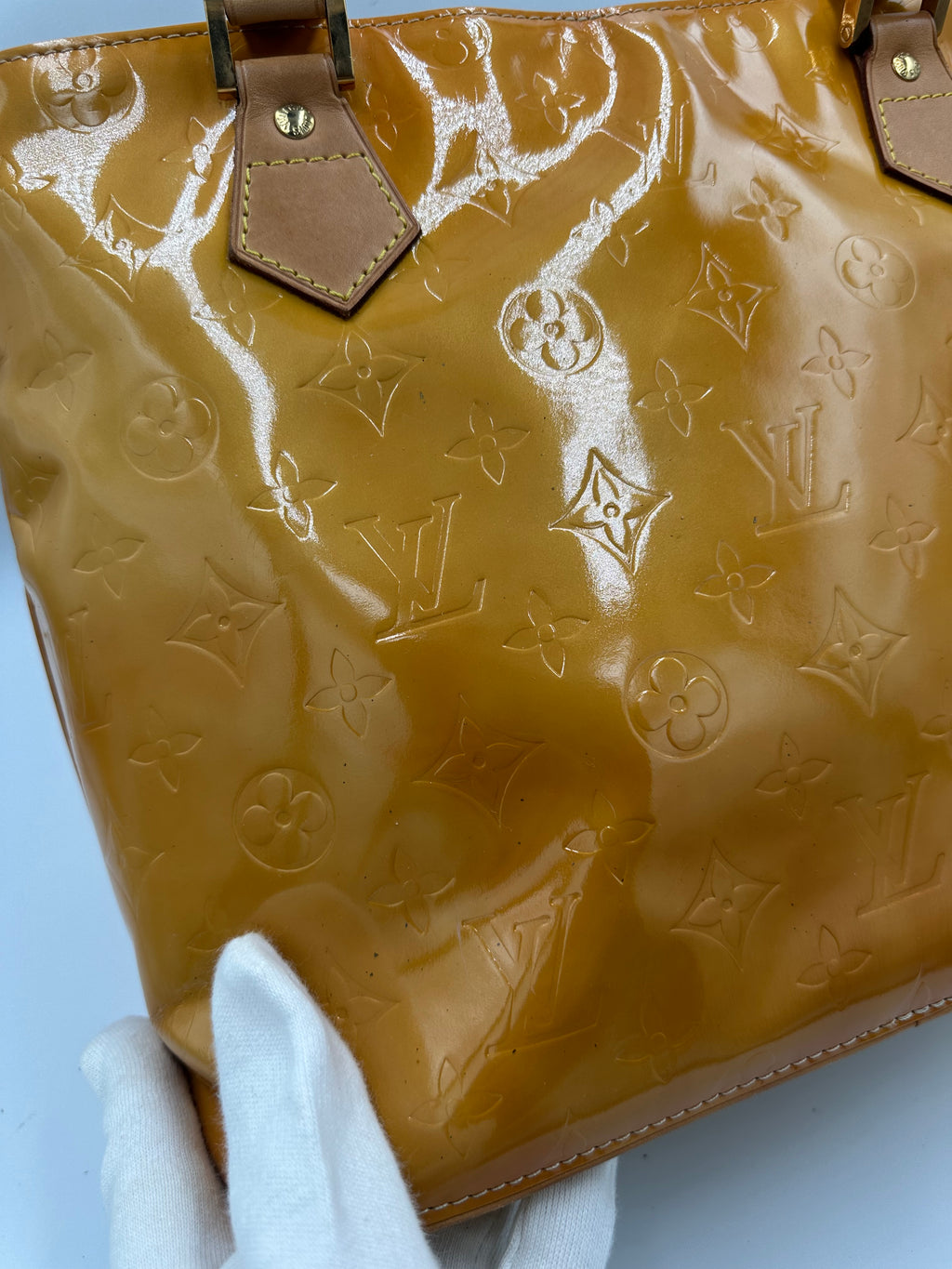 Louis Vuitton Houston Monogram Vernis Orange shoulder bag