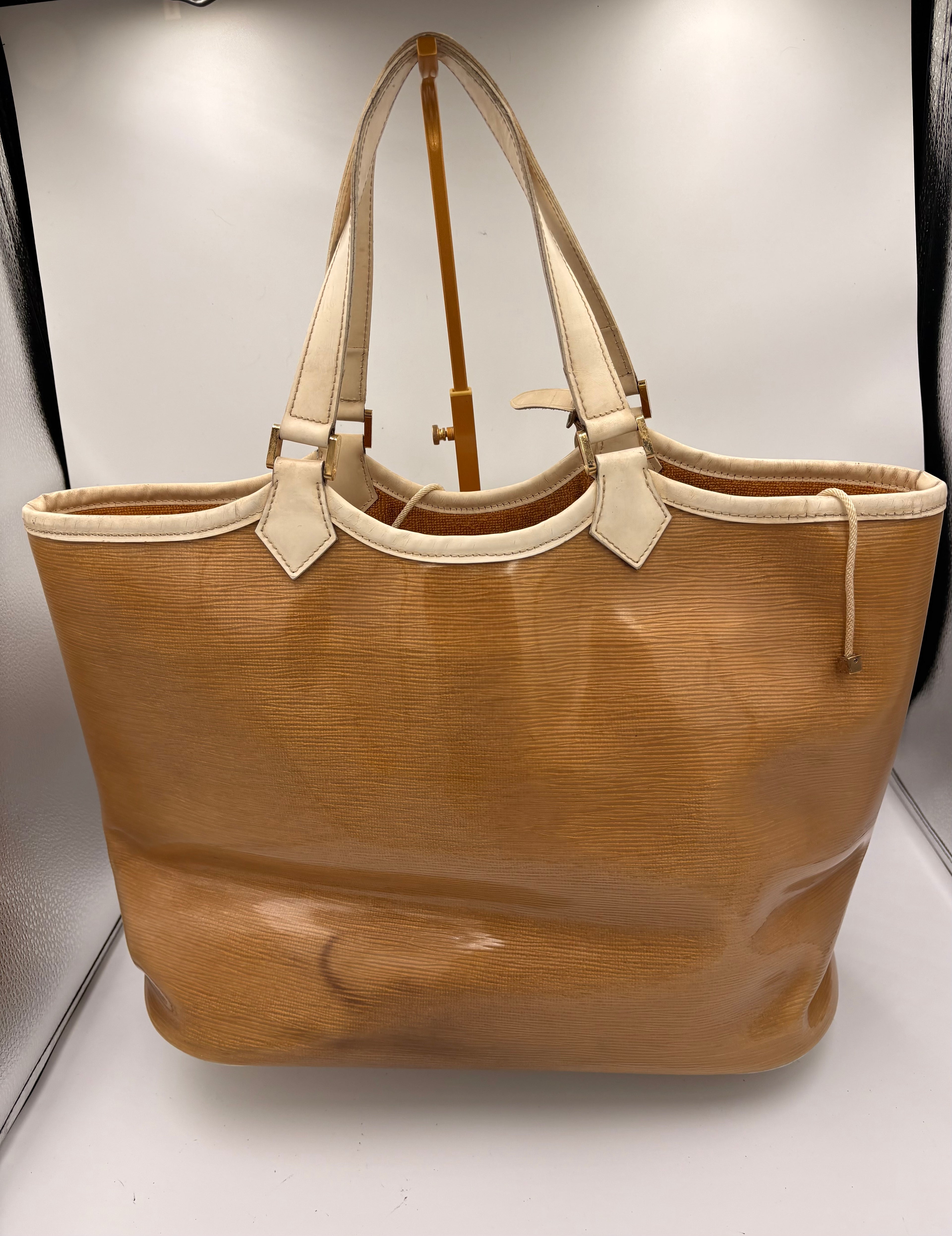 Louis Vuitton Epi Plage Lagoon Bay Tote Bag in beige