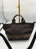 Fendi Roma Canvas satchel mini handbag or crossbody
