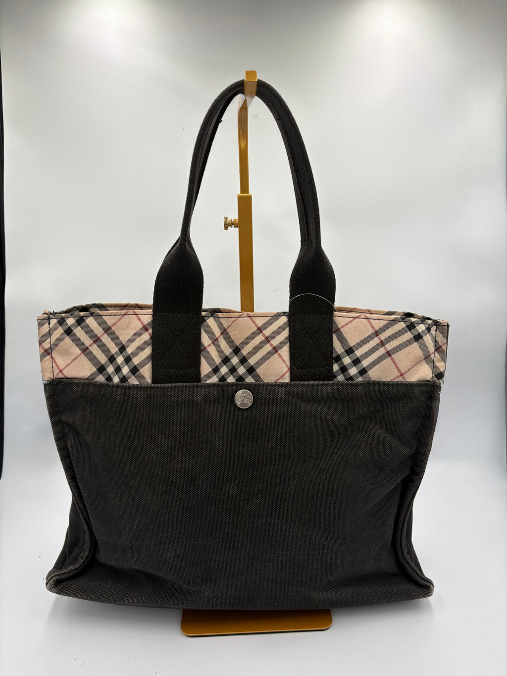 Burberry London nova check Canvas shoulder bag