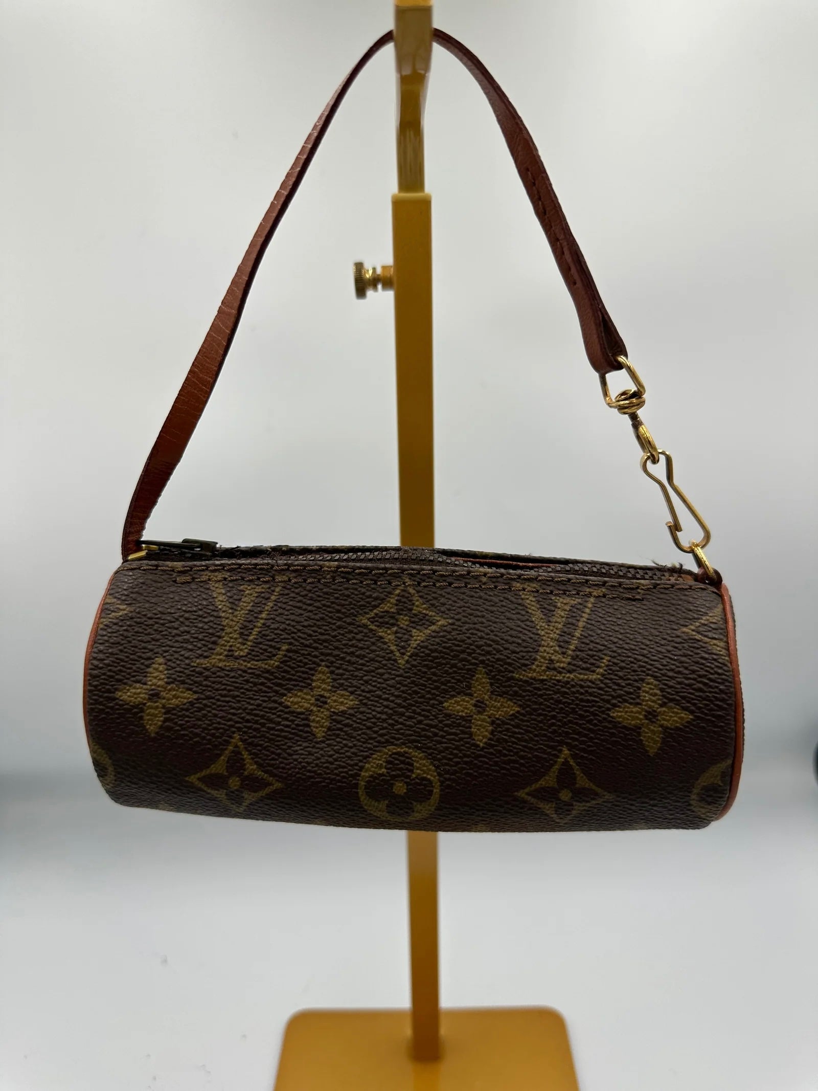 Vintage 90s Louis Vuitton leather monogram mini papillon