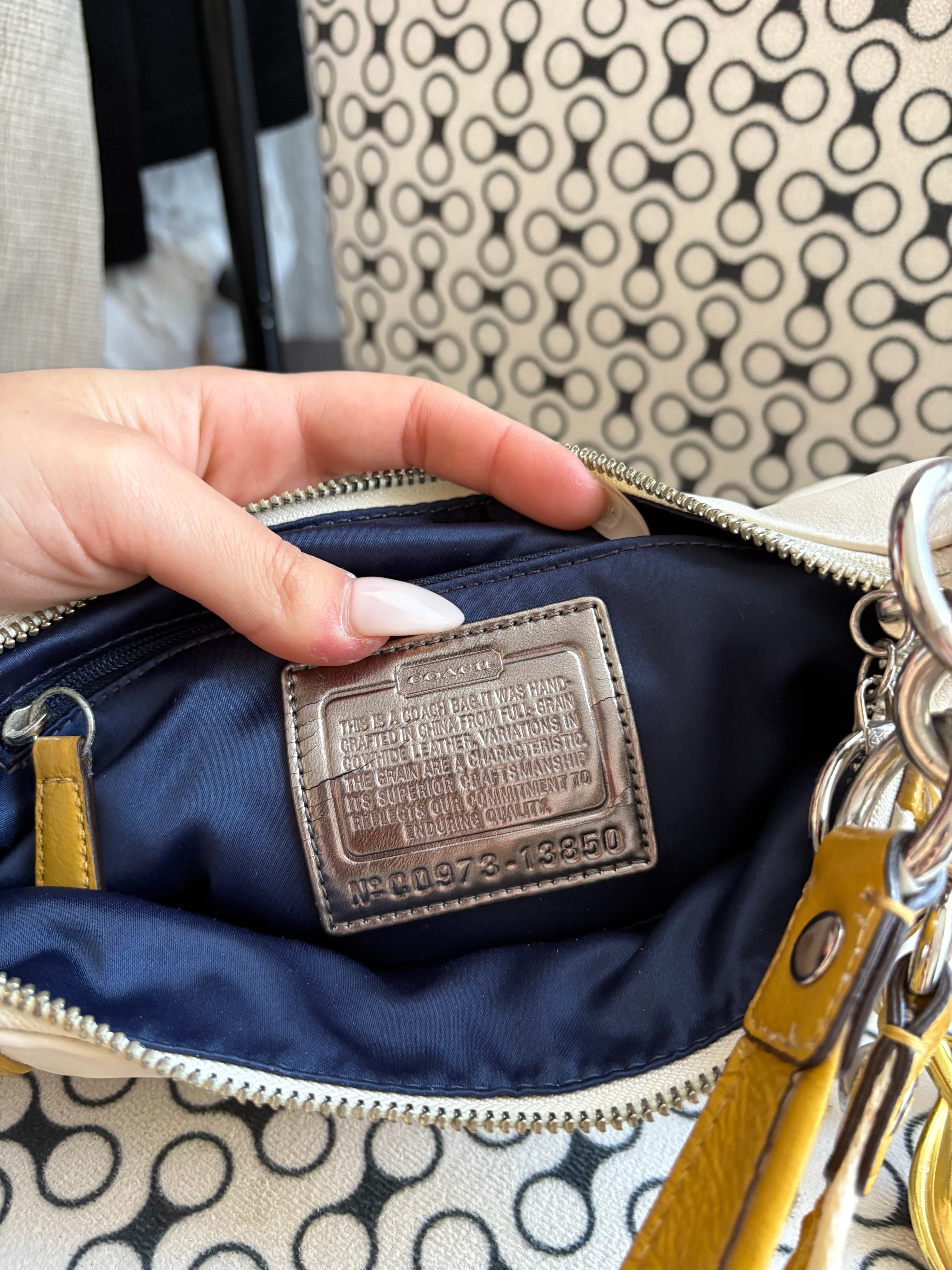 Coach Leather Poppy shoulder bag