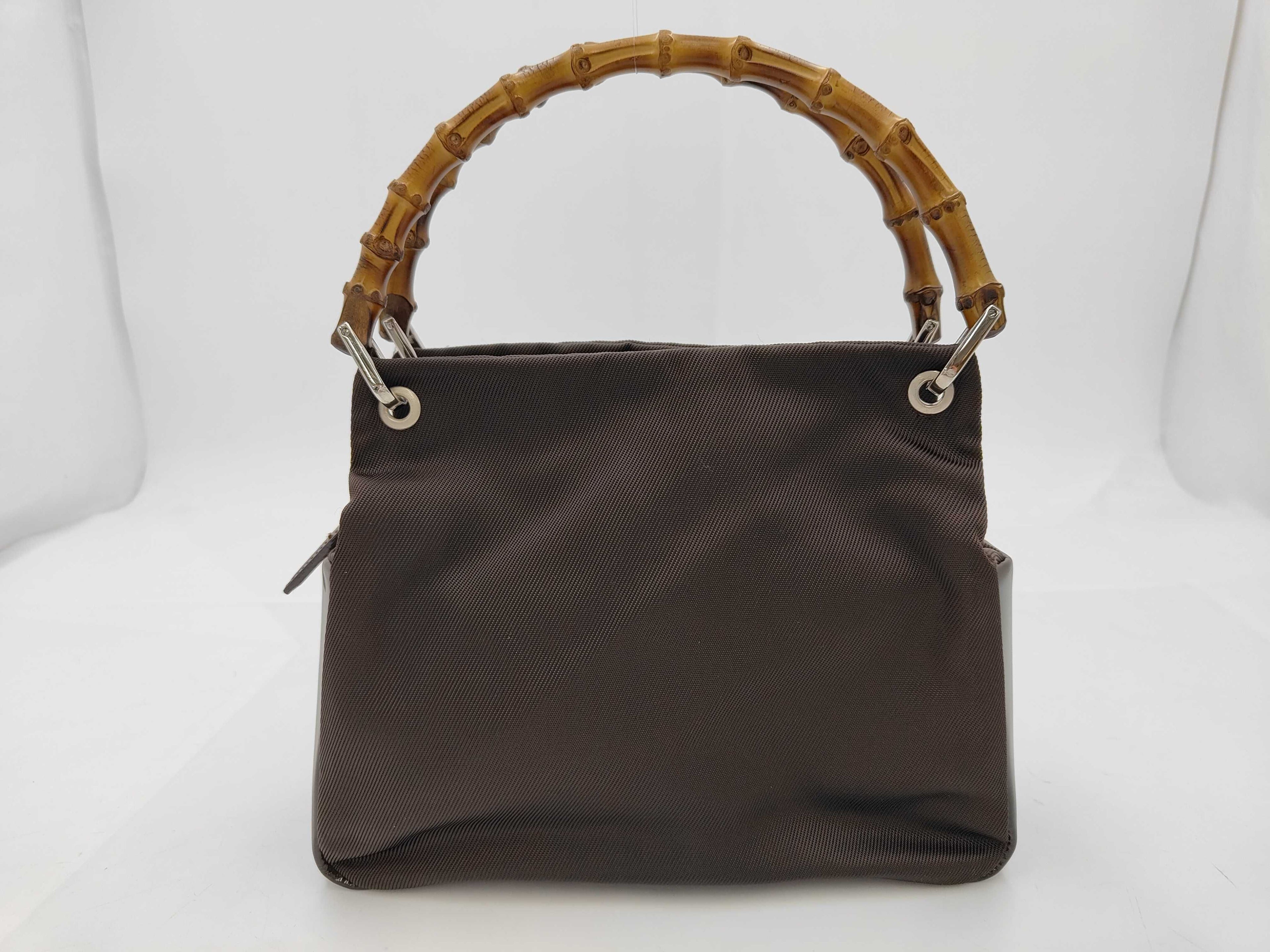 Gucci Bamboo 2000s top handle mini handbag