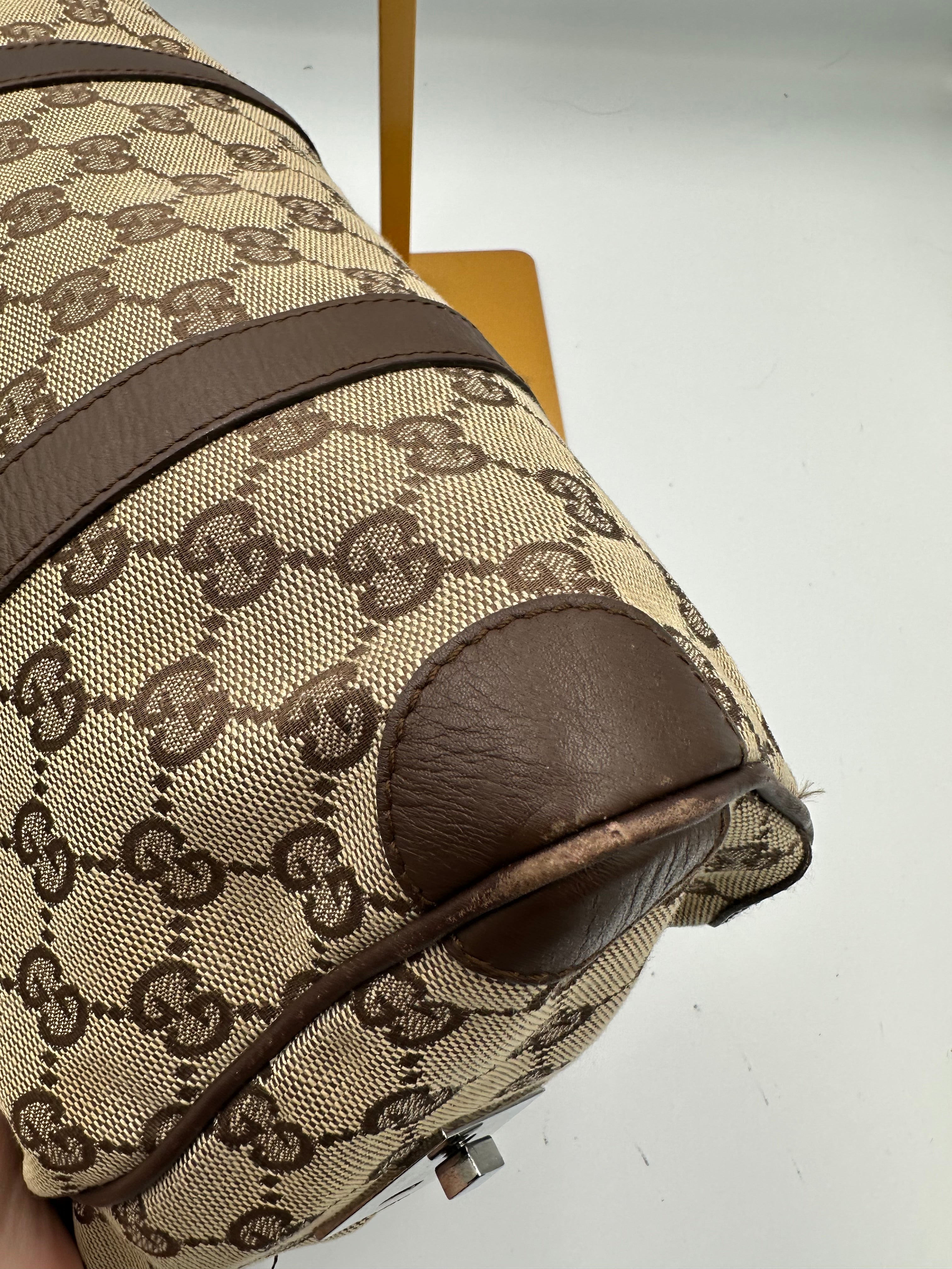 Vintage Gucci Boston shoulder bag monogram