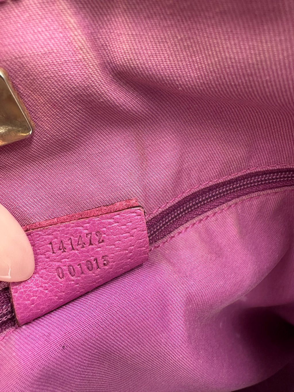 Gucci Abbey Ring Tote in purple