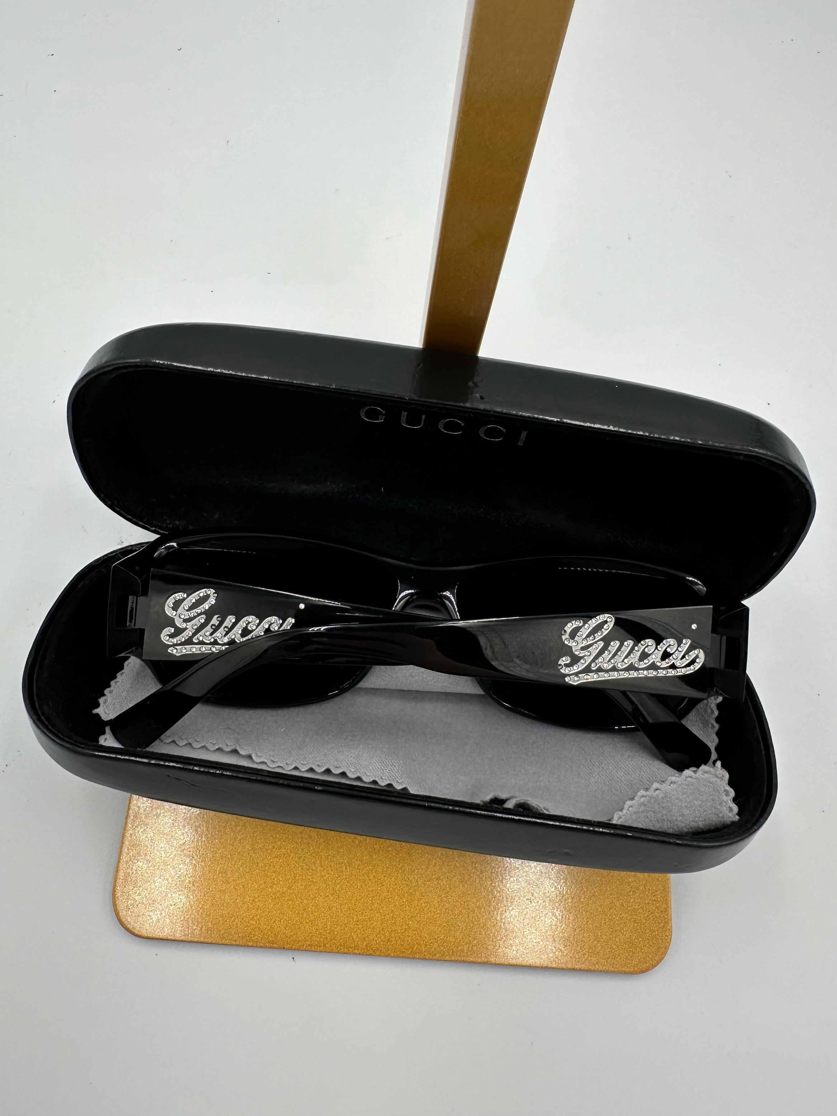 Gucci rhinestone crystal sunglasses