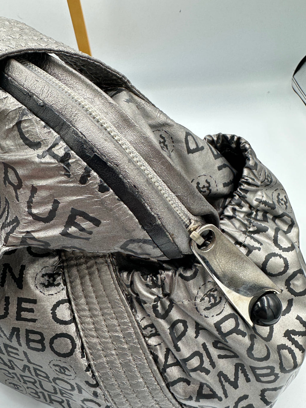 Chanel Unlimited Rue Cambon silver shoulder bag