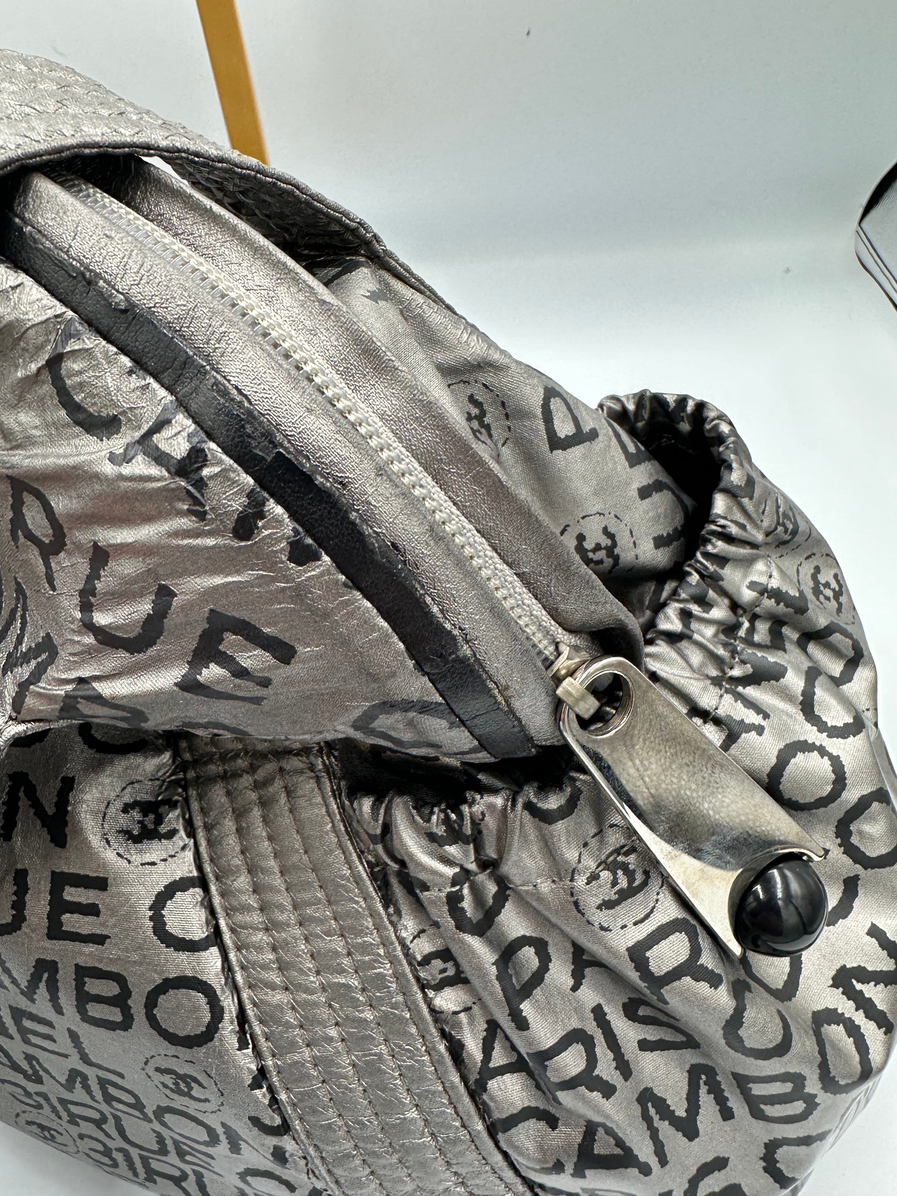 Chanel Unlimited Rue Cambon silver shoulder bag