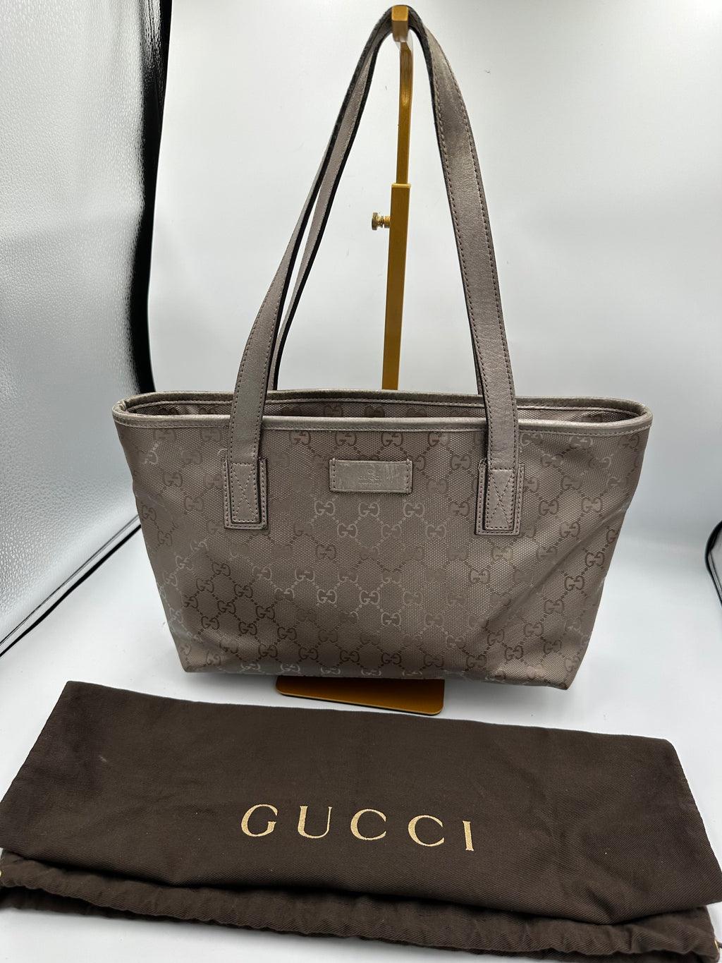 Gucci Imprime silver shoulder bag