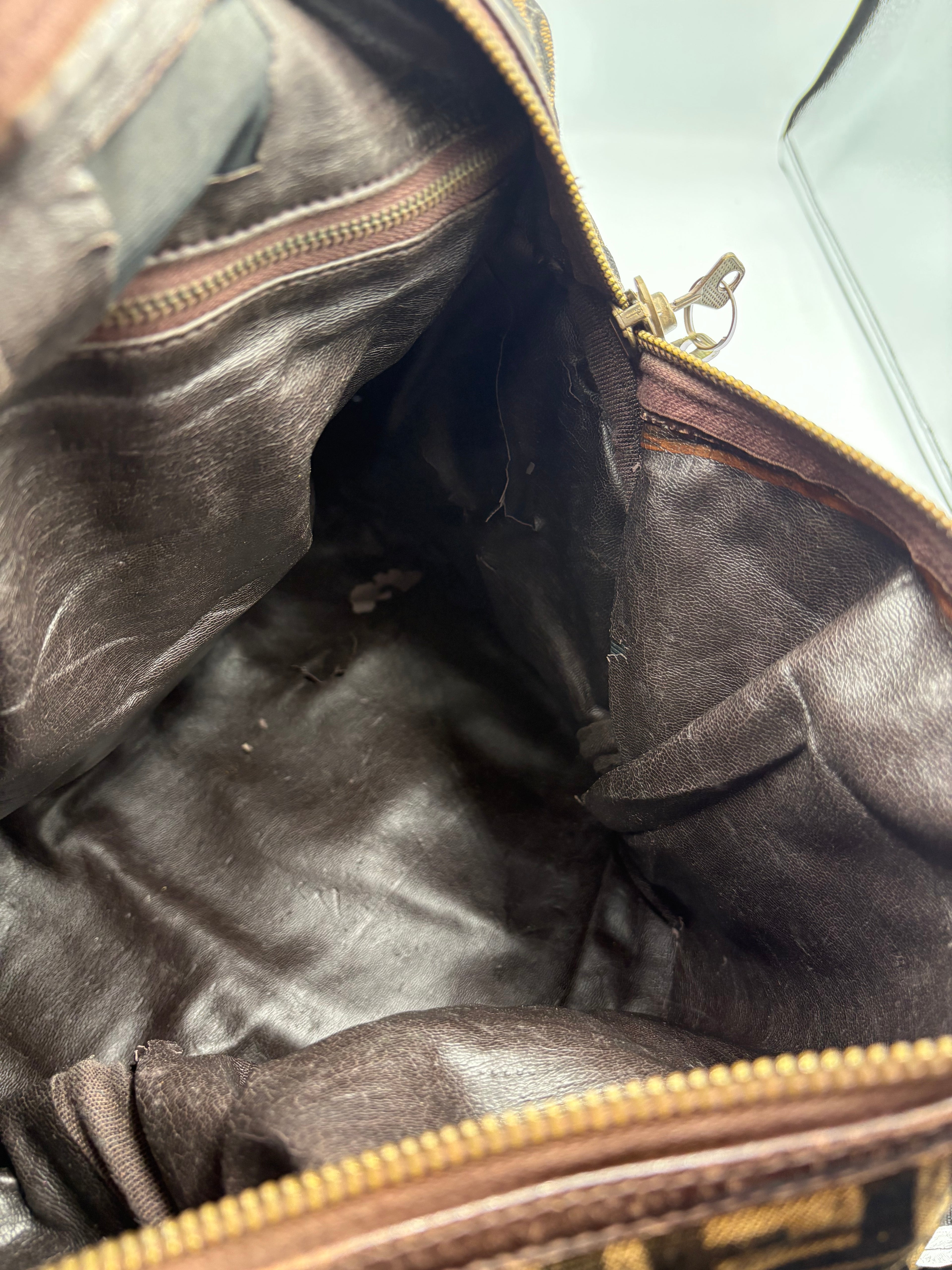 Fendi 90s Zucca Boston Monogram shoulder bag