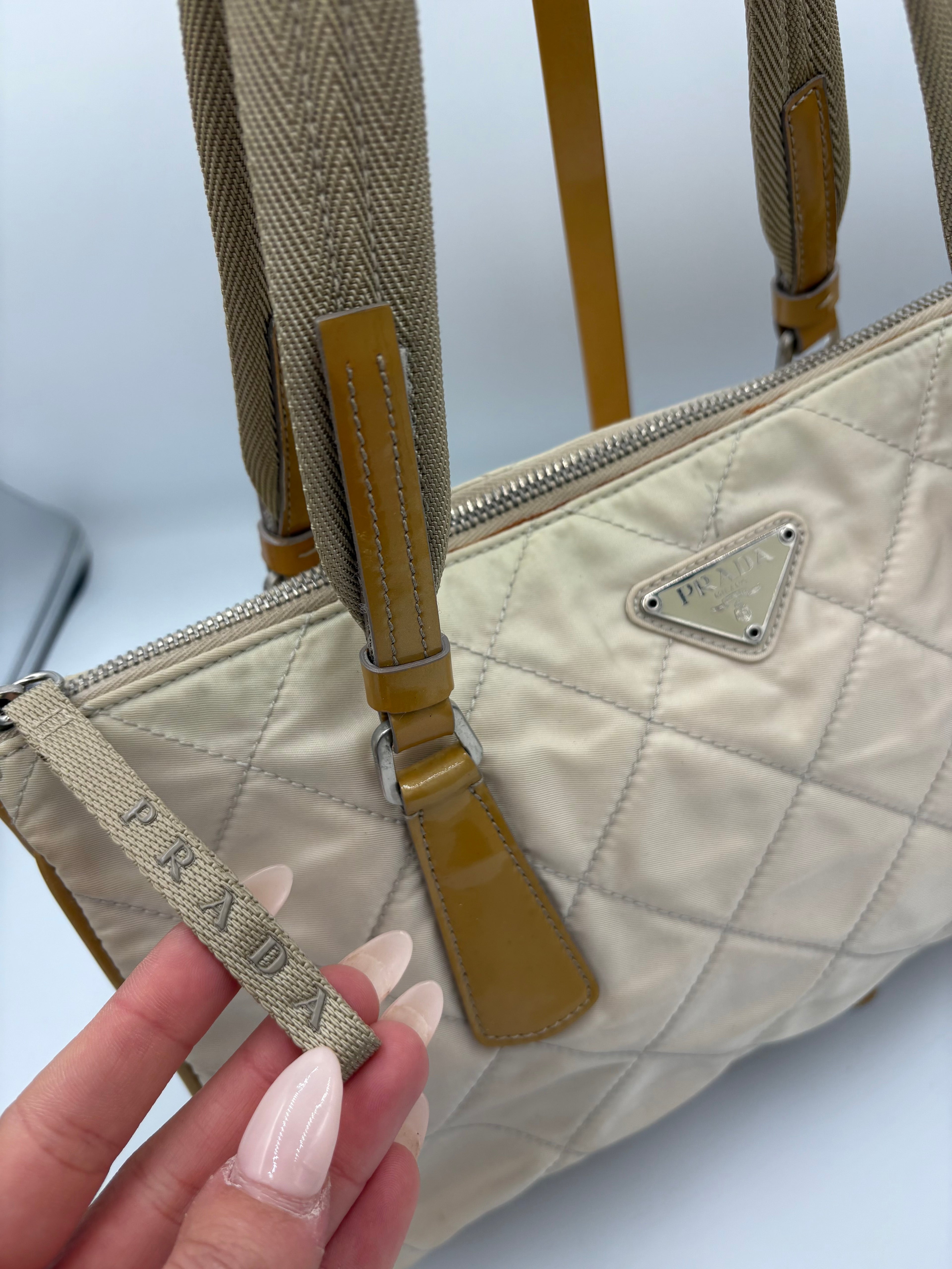 Prada quilted shoulder bag