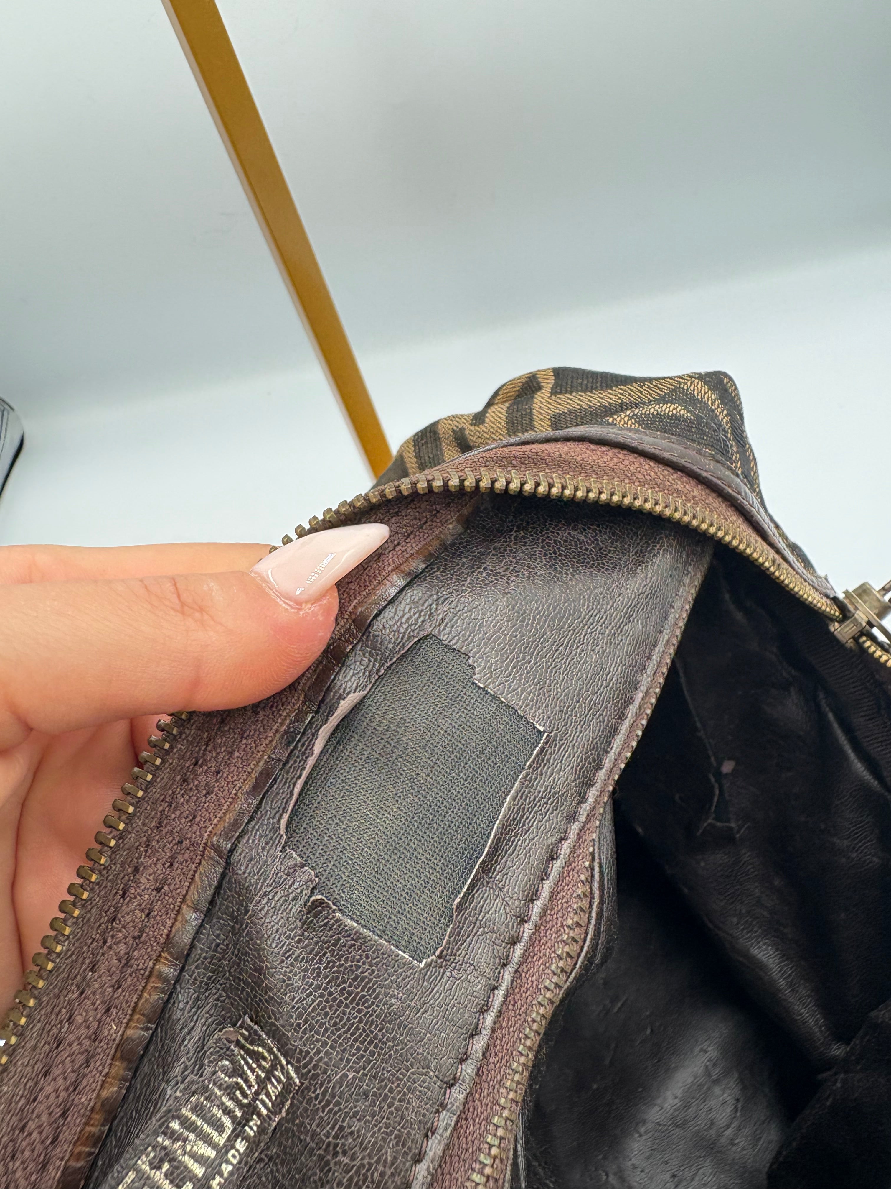 Fendi 90s Zucca Boston Monogram shoulder bag