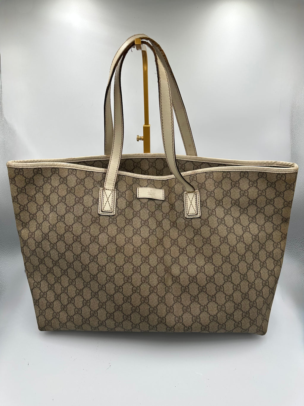 Gucci GG supreme leather tote bag