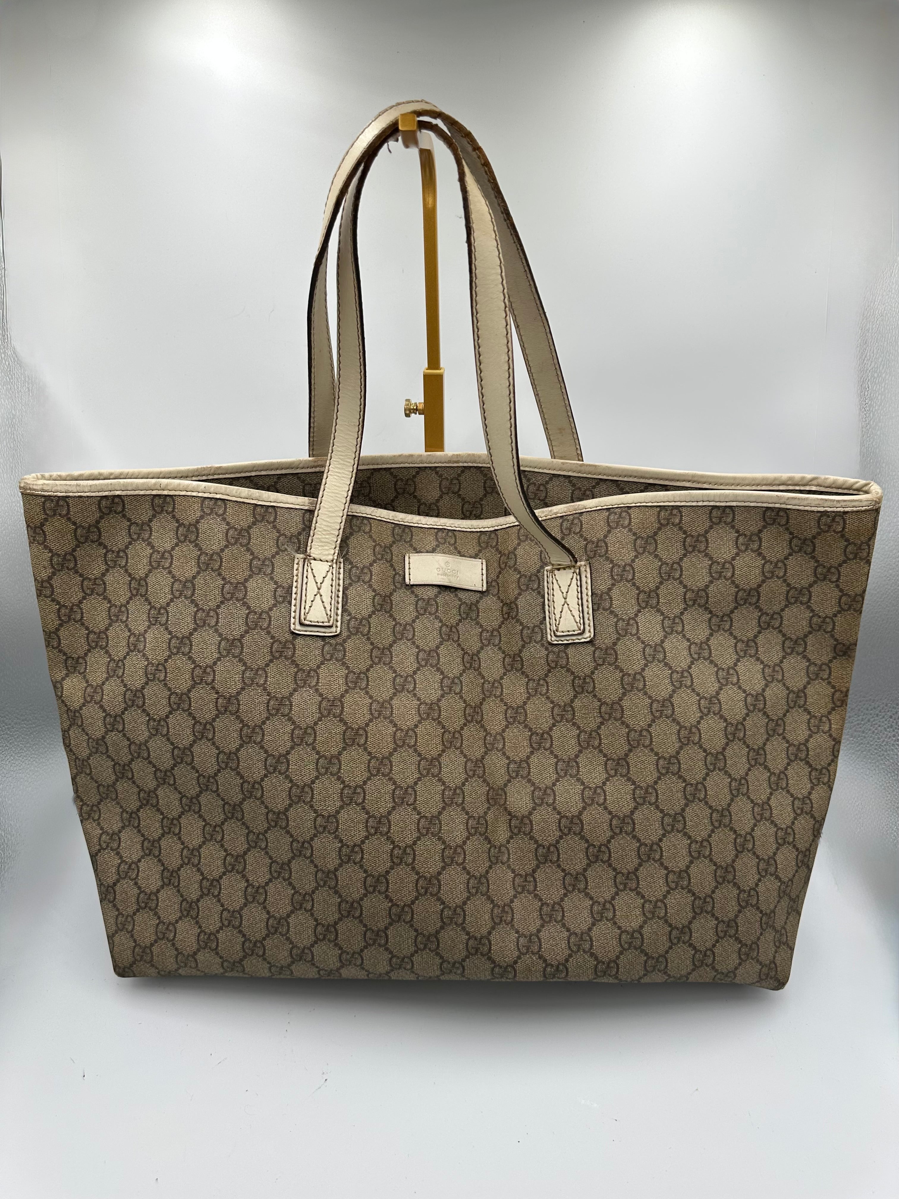 Gucci GG supreme leather tote bag
