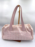 Chanel Travel Line blush pink tote bag from circa 2004