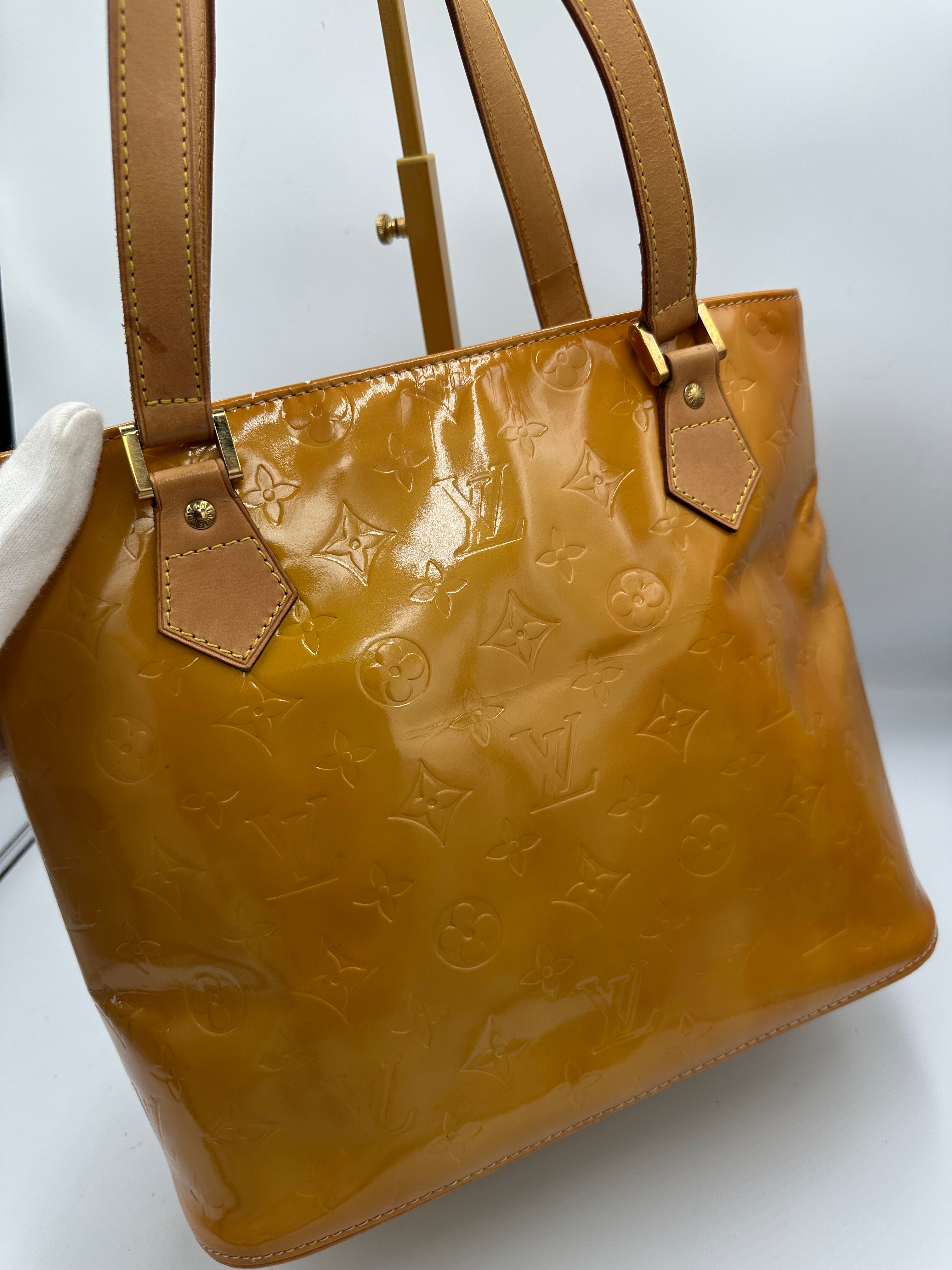 Louis Vuitton Houston Monogram Vernis Orange shoulder bag