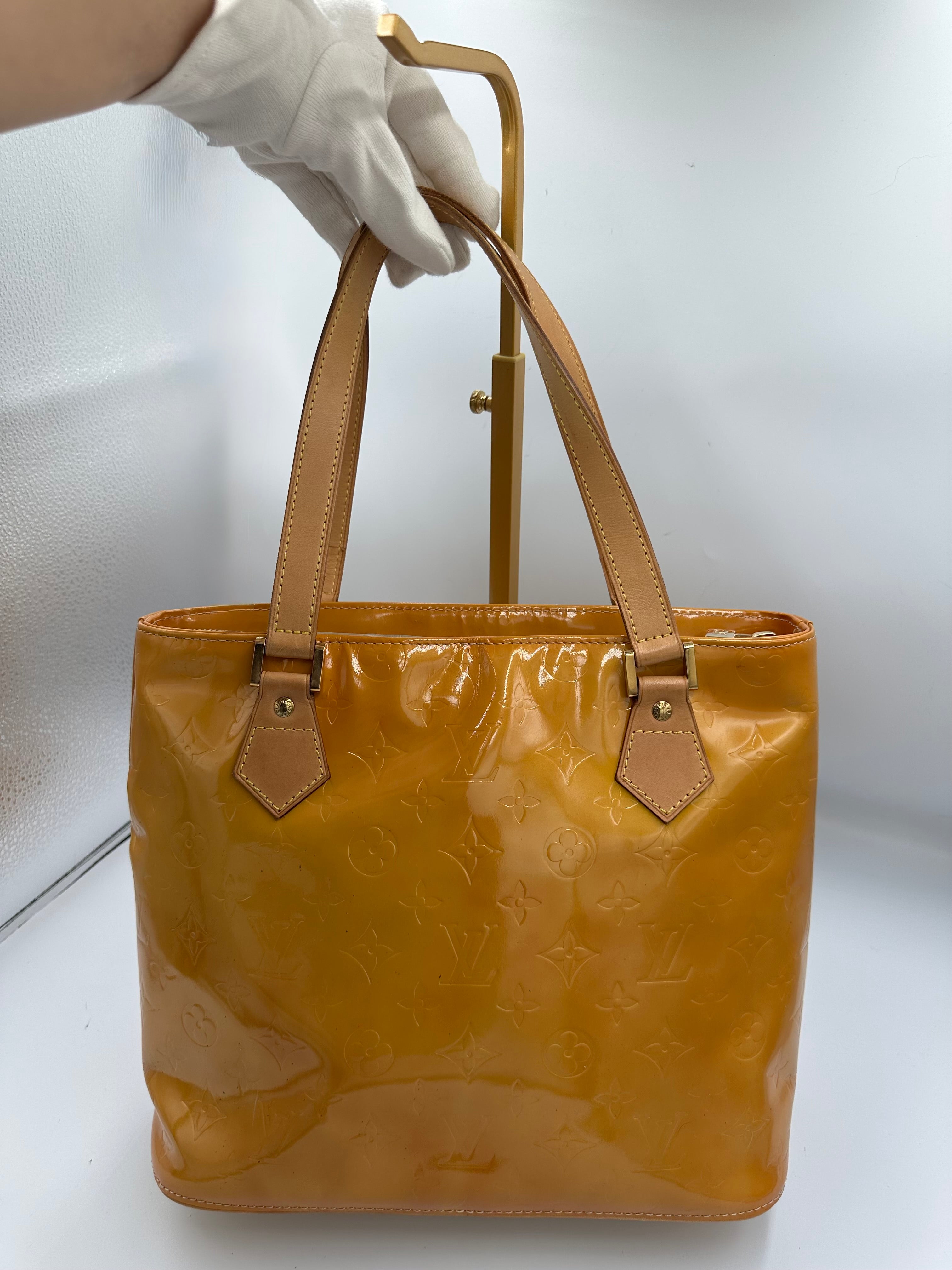 Louis Vuitton Houston Monogram Vernis Orange shoulder bag