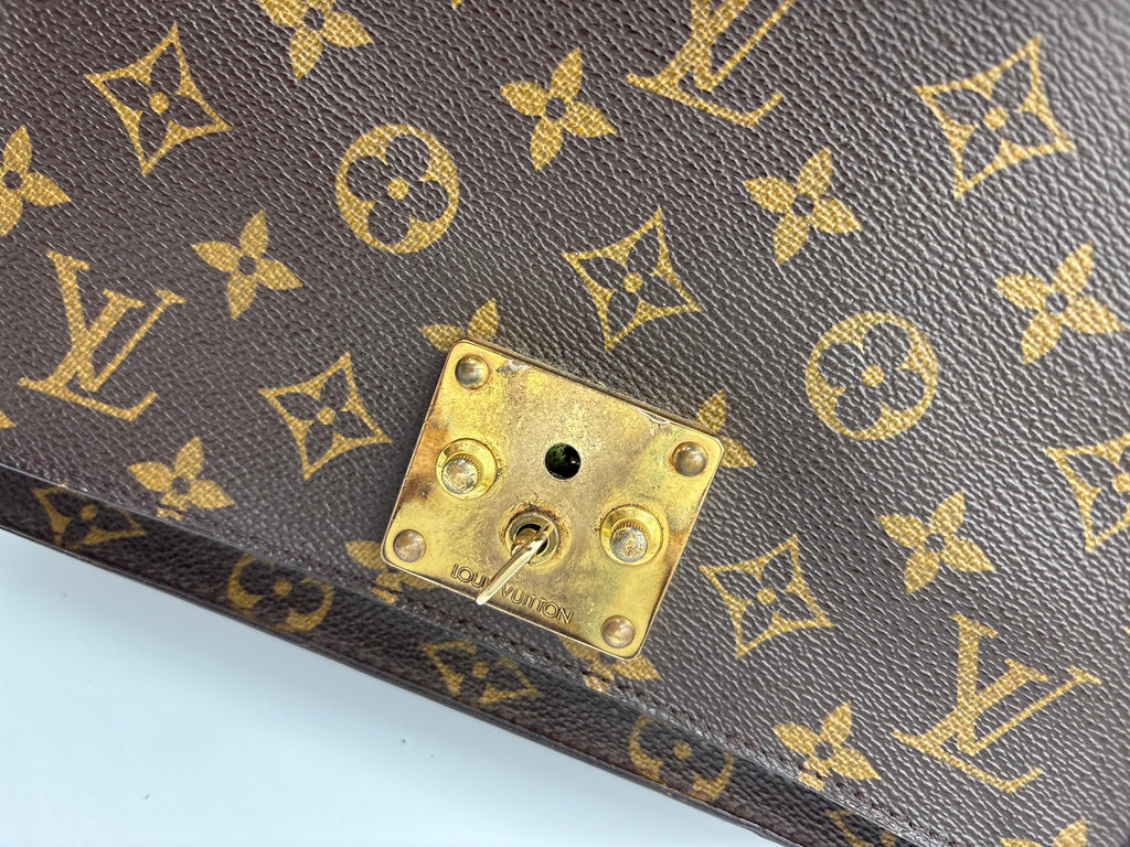 Louis Vuitton Monceau 28 Vintage bag structured top-handle satchel