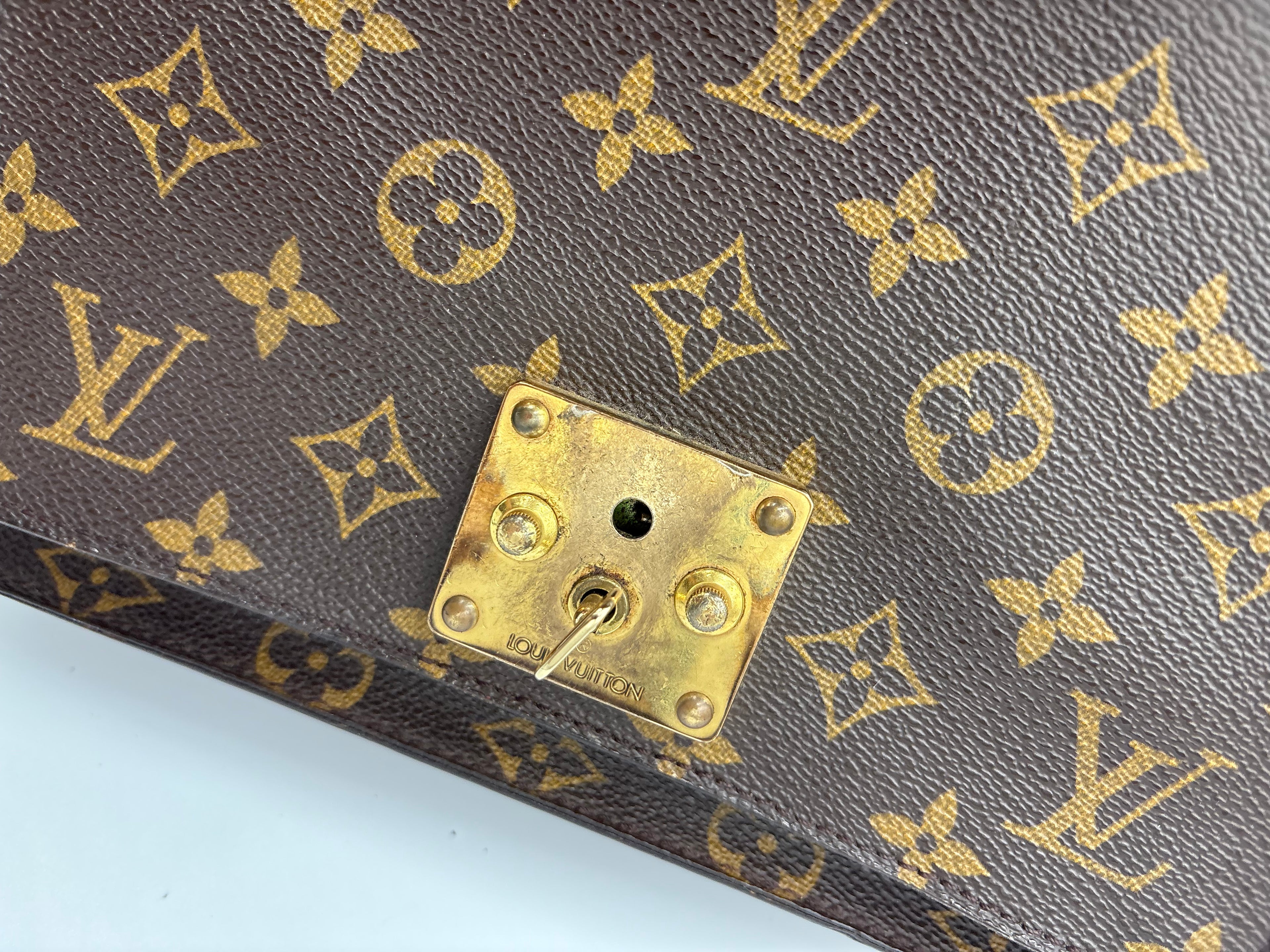 Louis Vuitton Monceau 28 Vintage bag structured top-handle satchel